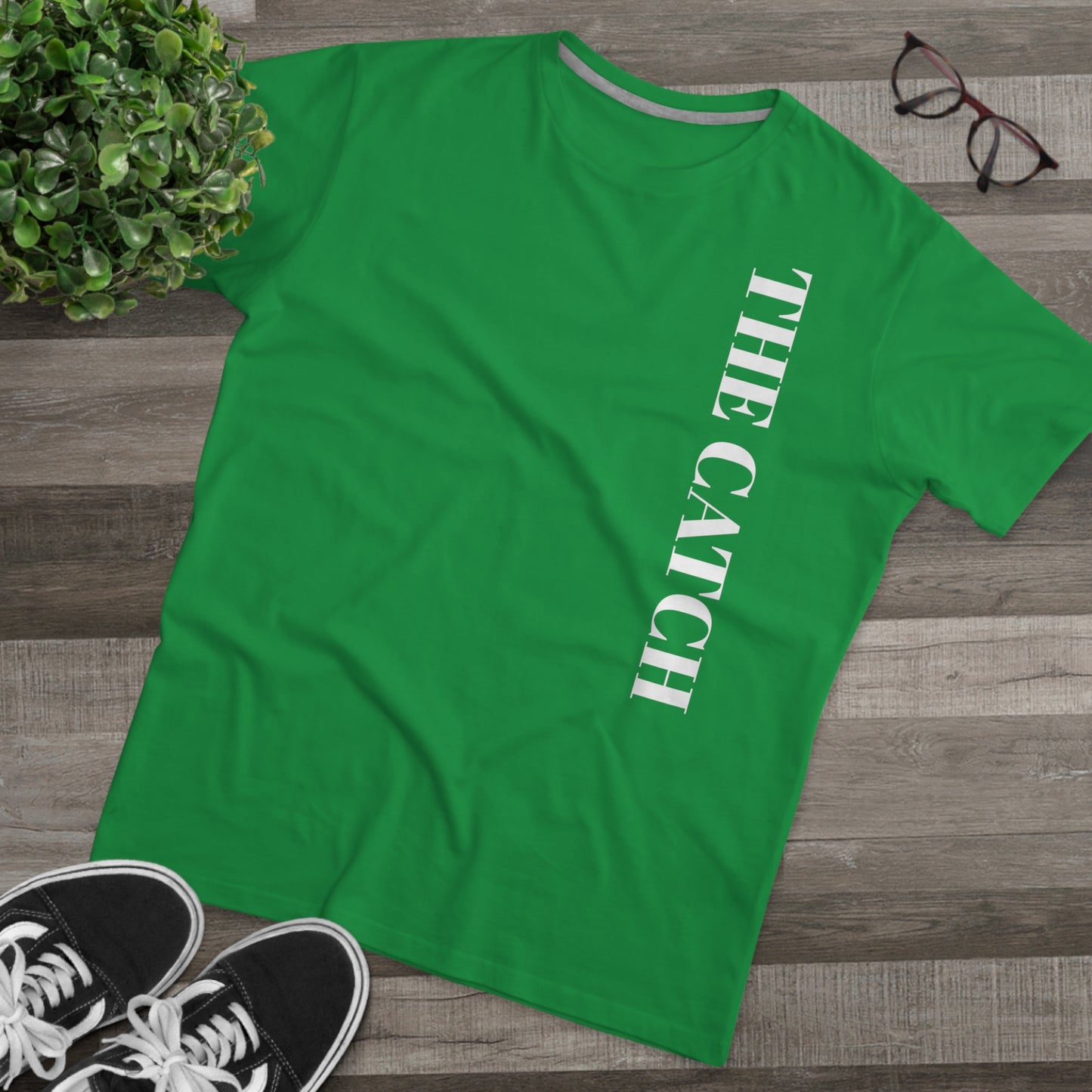 Men's Modern-Fit Tee - Stylish Casual Tee with "THE CATCH" Design