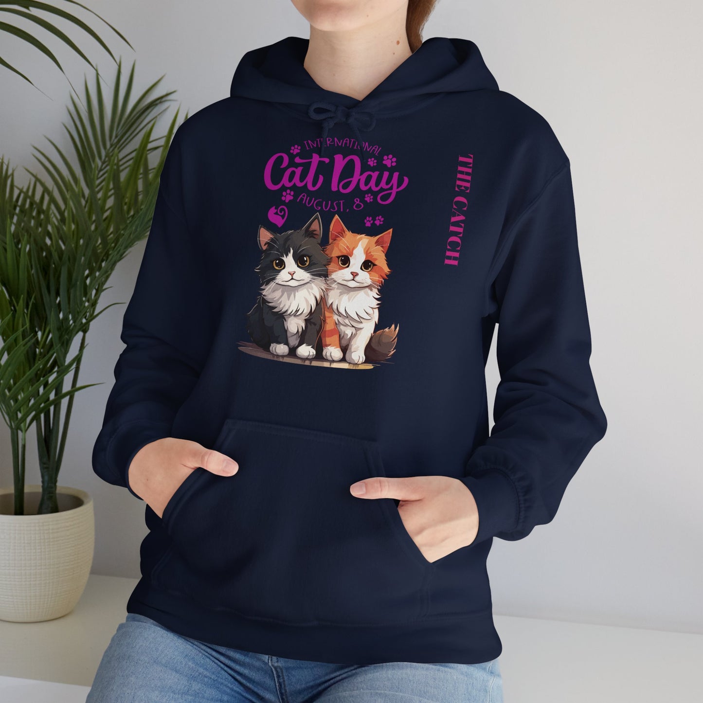 Cute Cat Day Hoodie - Celebrate Your Feline Friends!