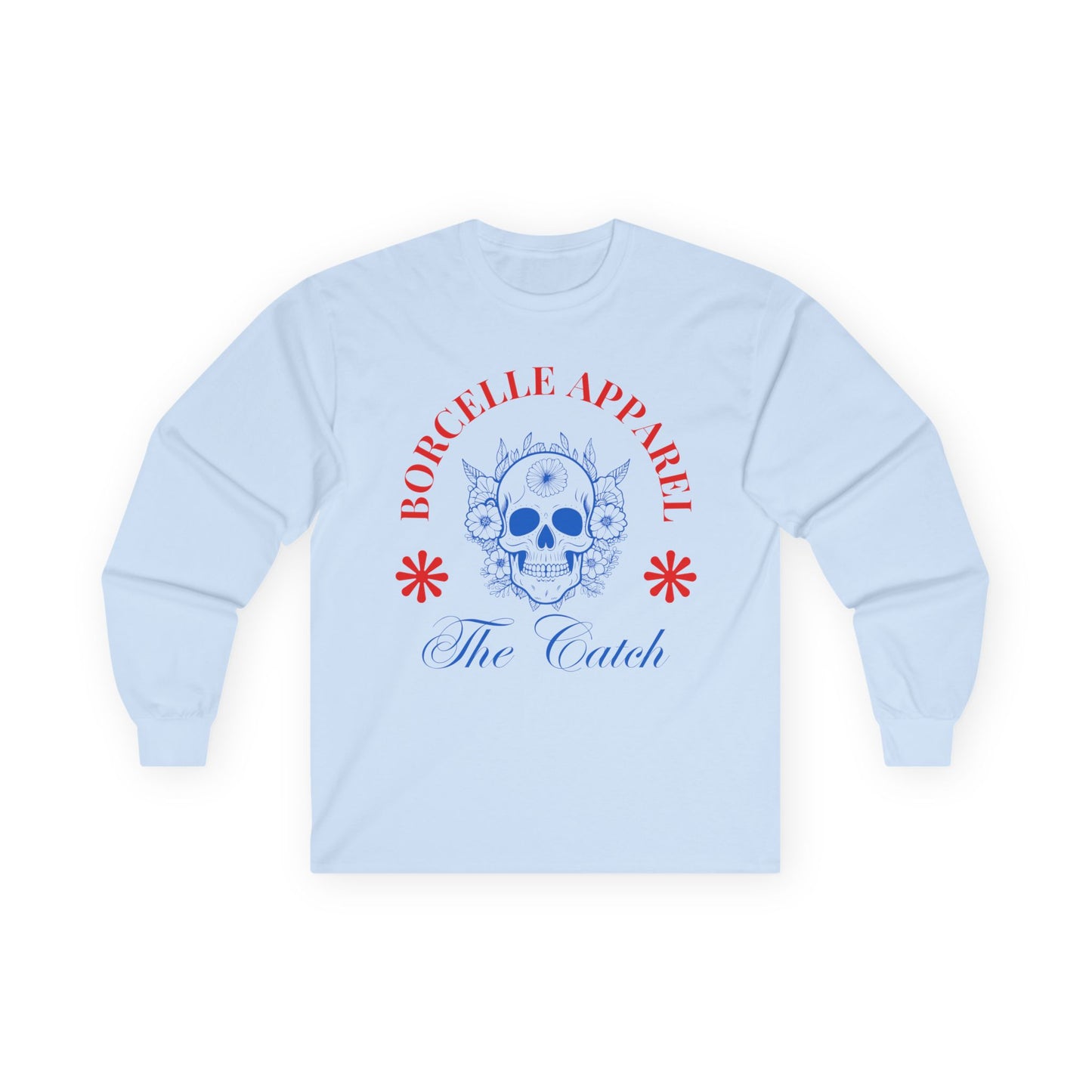 Borcelle Apparel Long Sleeve Tee - The Catch Skull Design - THE CATCH