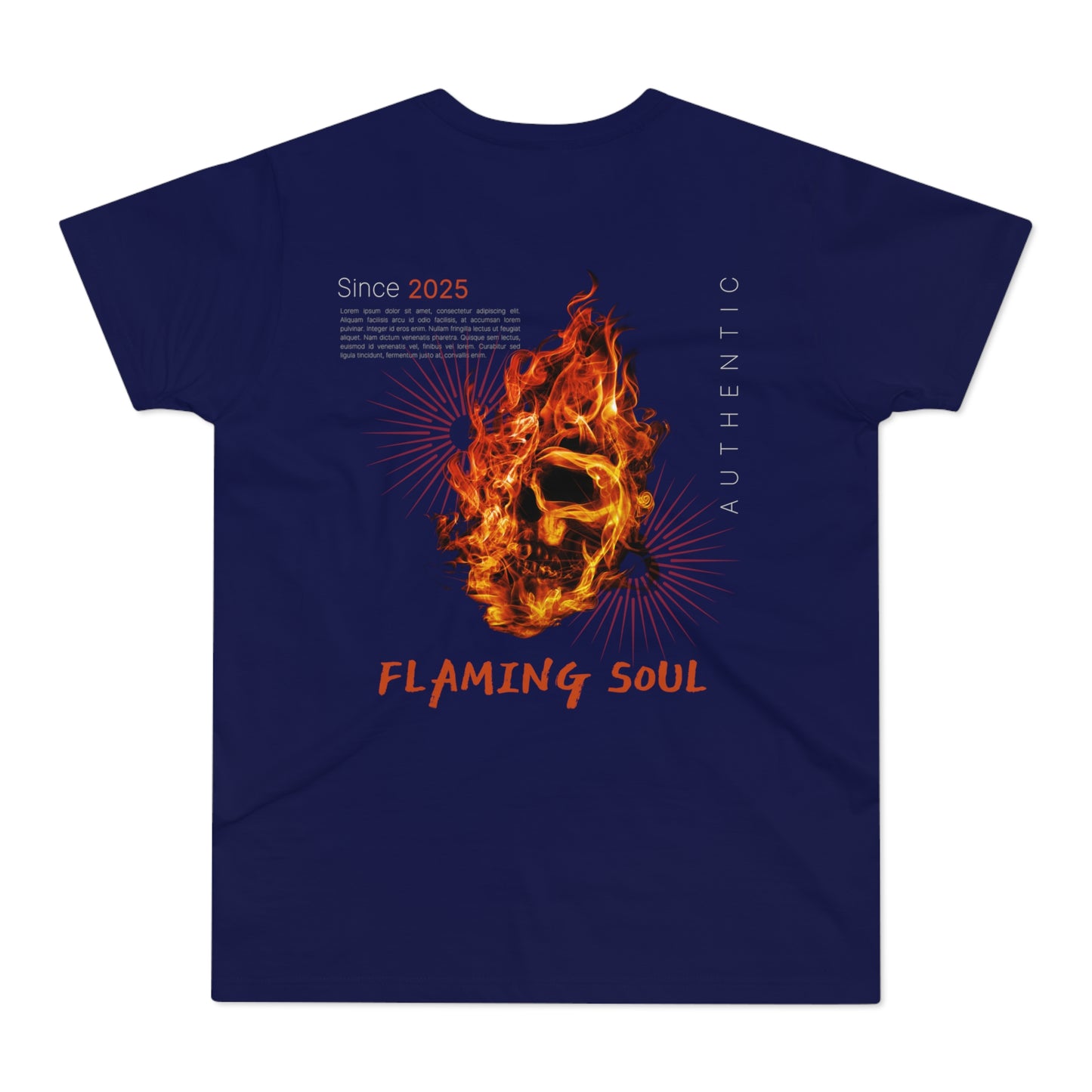 Flaming Soul T-Shirt - The Catch Graphic Tee for Bold Fashion