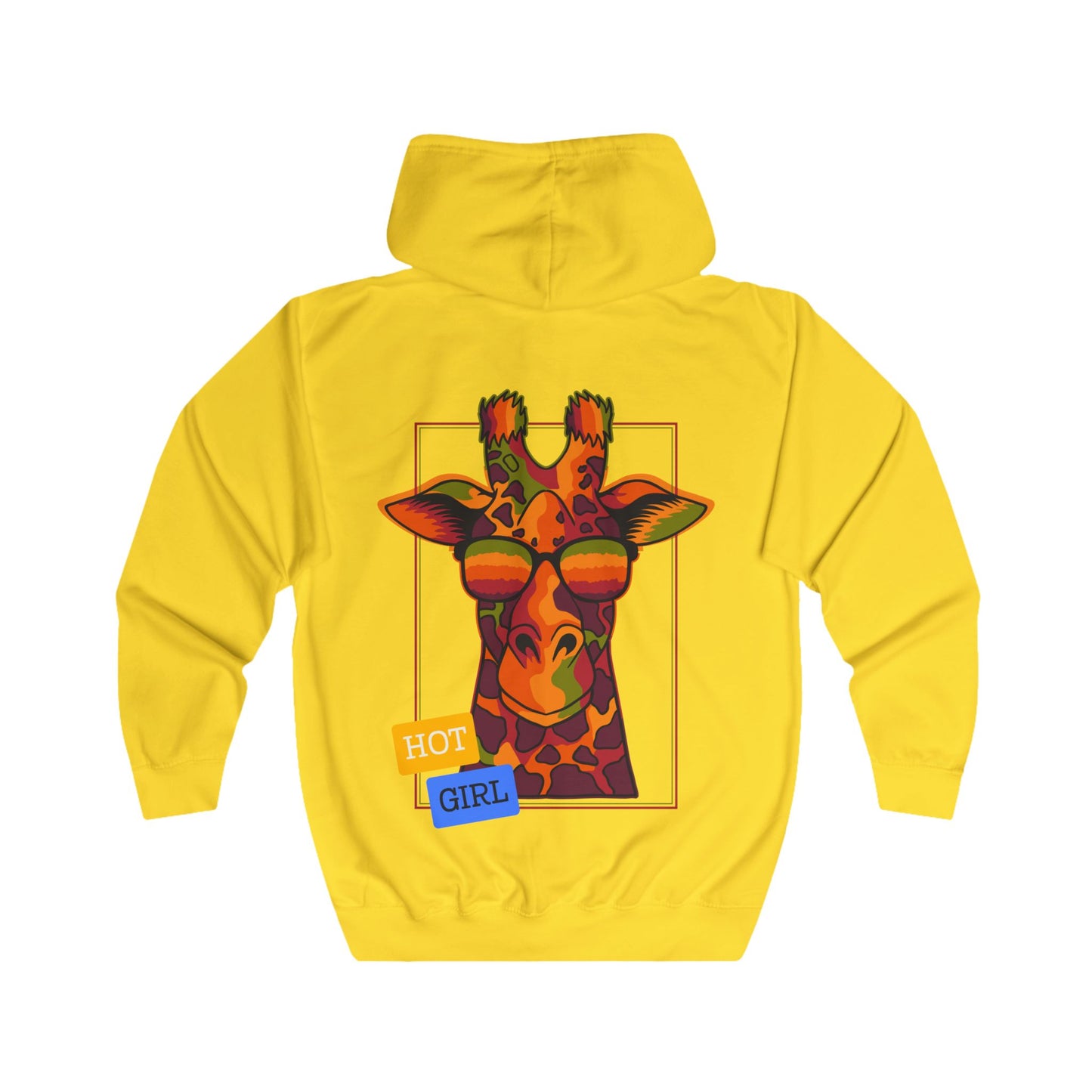 Women's Full Zip Hoodie - 'The Catch' Giraffe Design - THE CATCH
