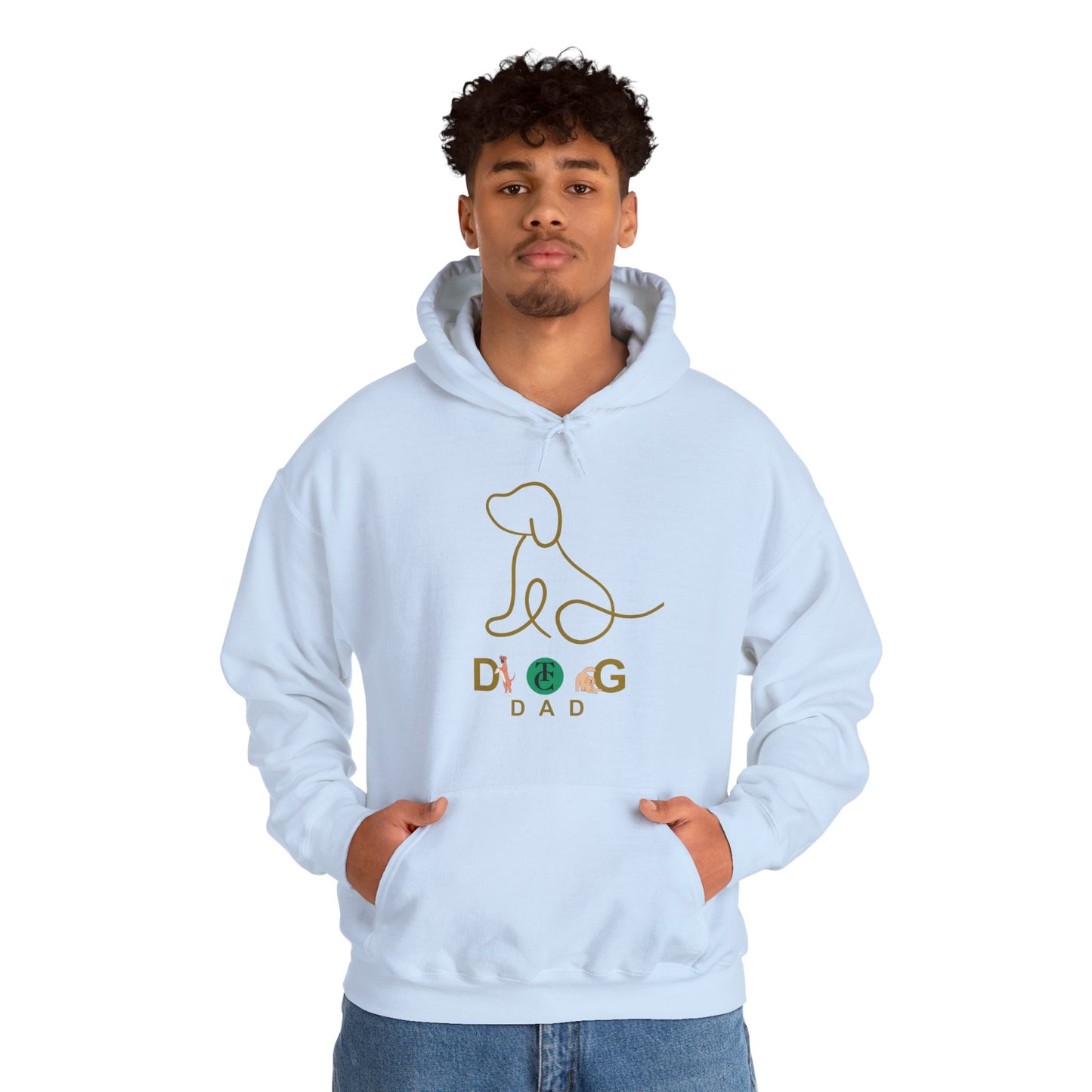 Dog Dad Hoodie - Cozy Gift for Pet Lovers, Casual Wear, Dog Enthusiast Apparel, Father's Day, Birthday Gift
