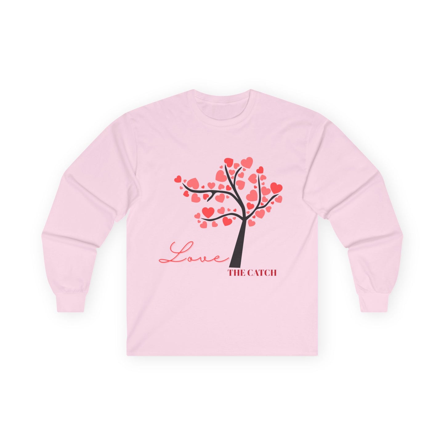 Love Tree Long Sleeve Tee - Ultra Cotton Shirt for Valentine's Day