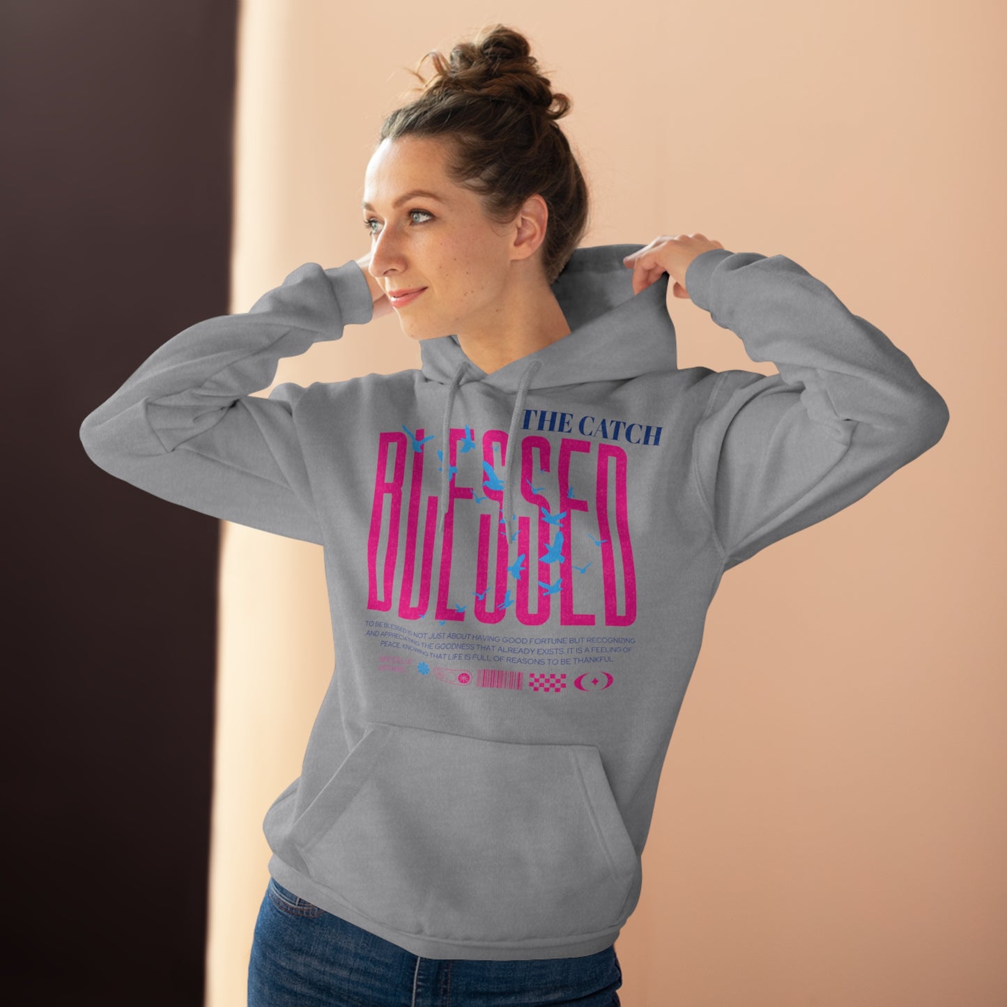 Blessed Pullover Hoodie - Comfy Spiritual Wear for Everyday Inspiration