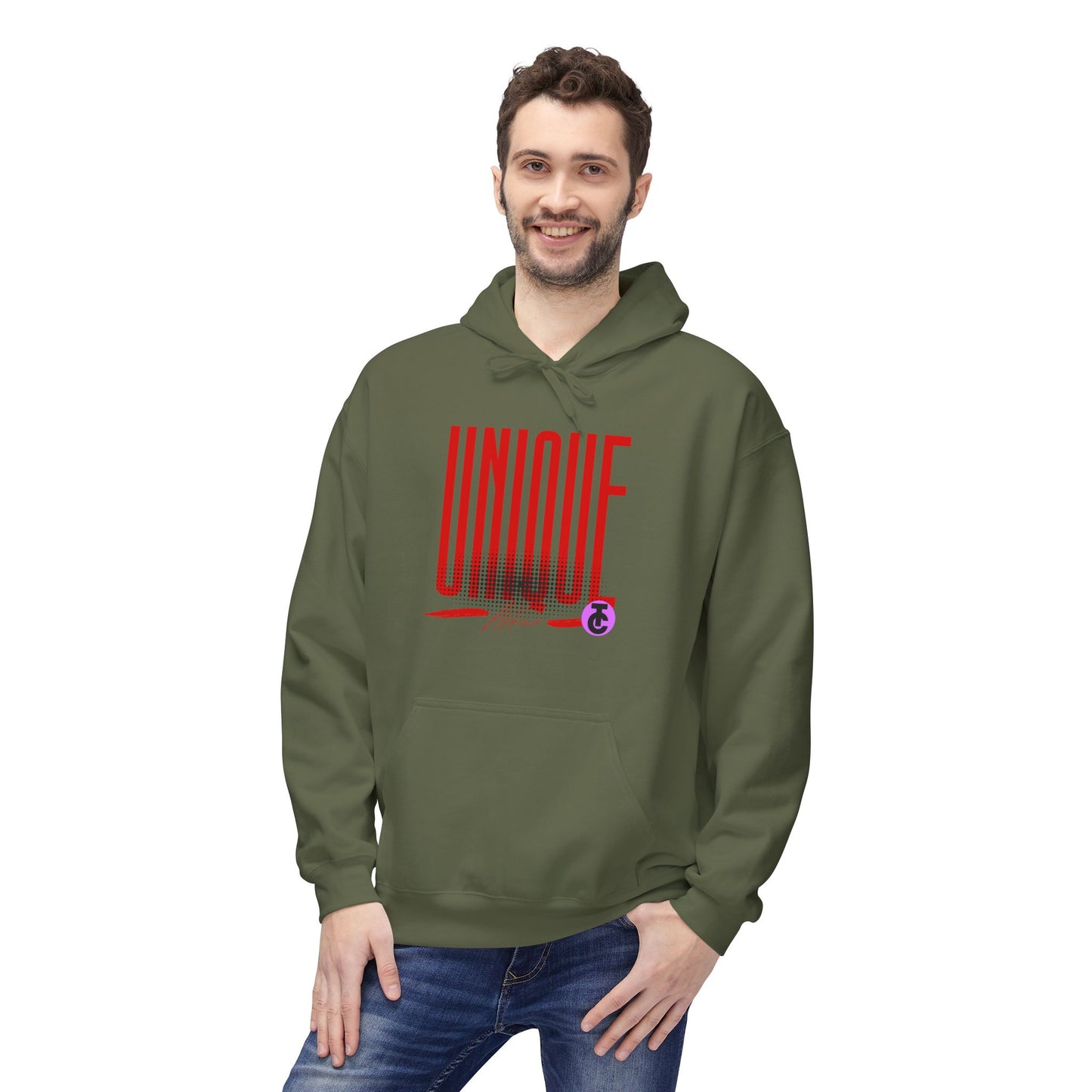 Unique Softstyle Fleece Hoodie - Trendy Graphic Sweatshirt