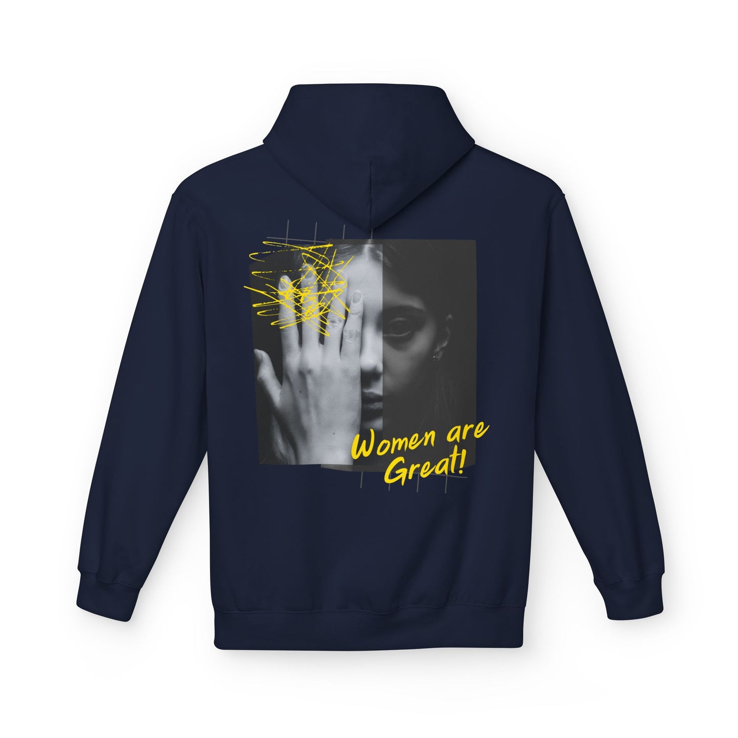 Empowering Women's Fleece Hoodie - "Strong Women Don't Wilt, They Bloom"