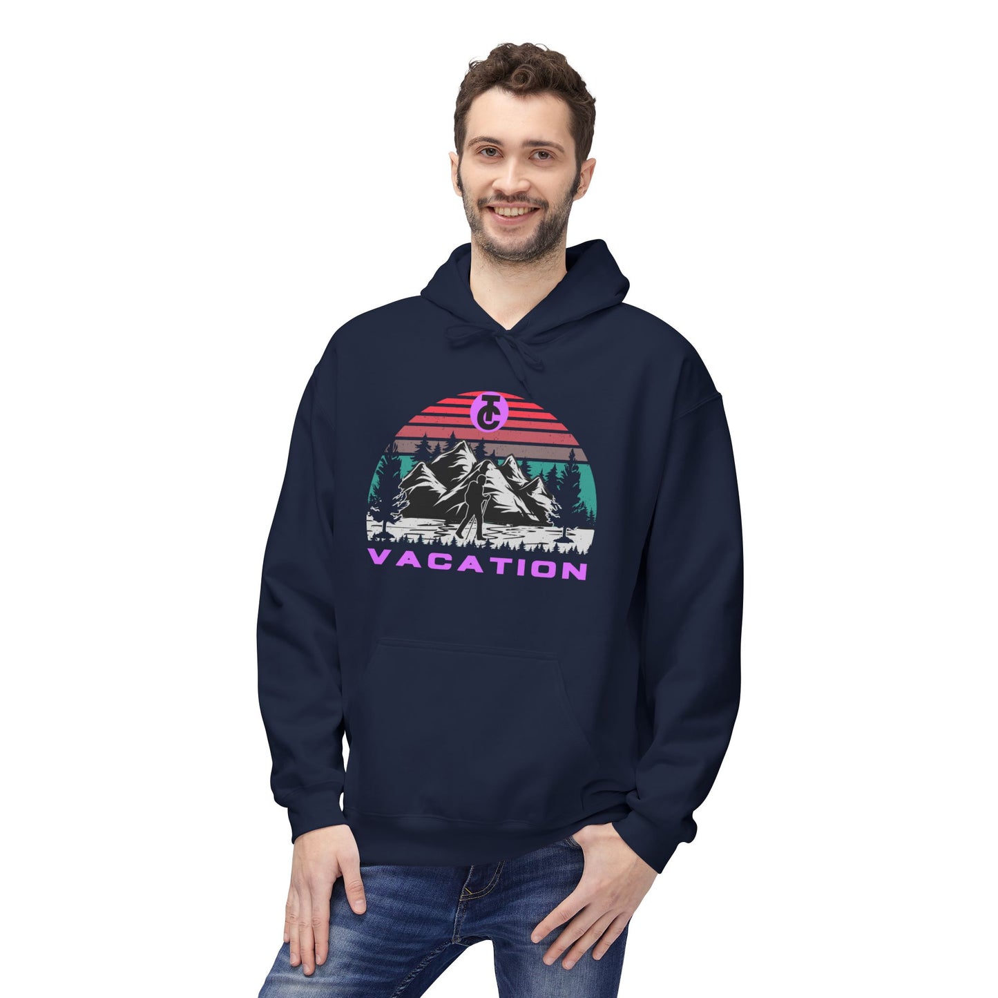 Vacation Vibes Fleece Hoodie - Softstyle