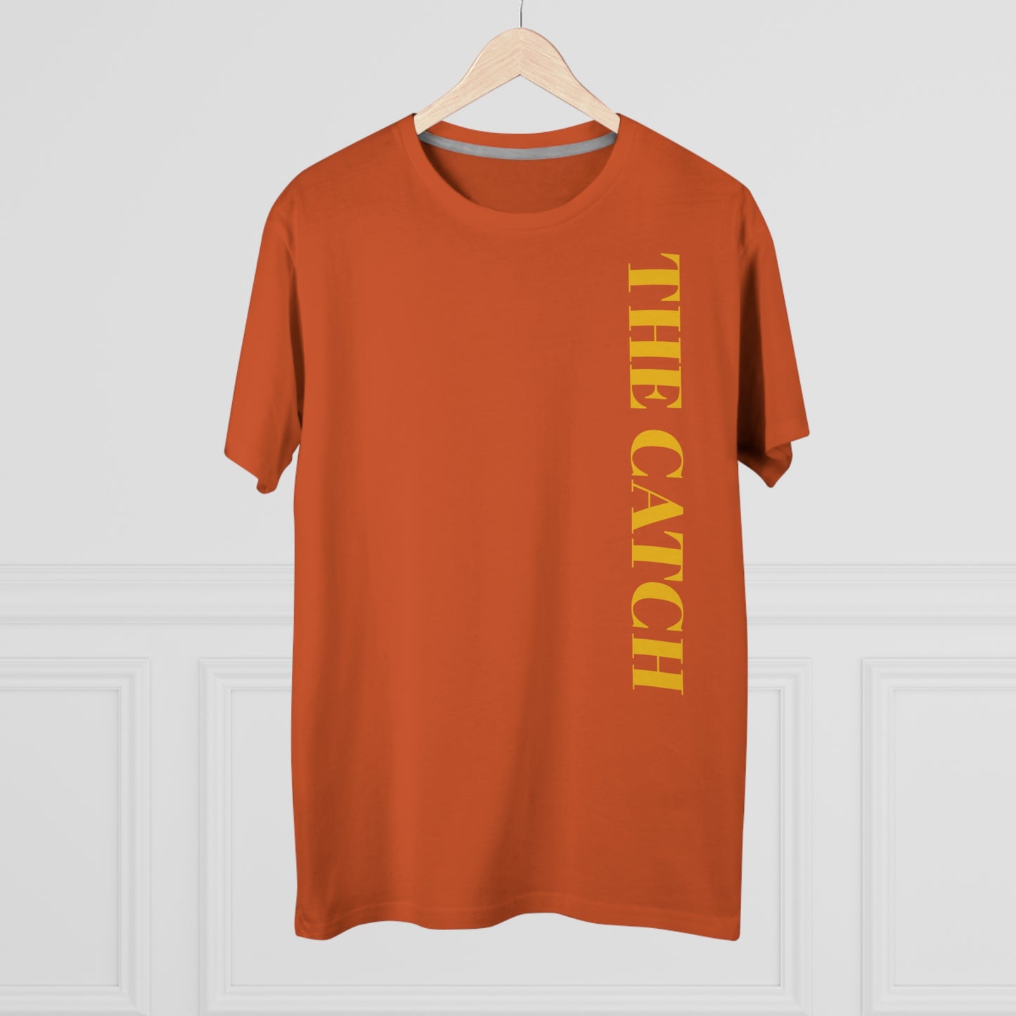 Men's Modern-fit Tee - 'The Catch' Graphic Tee with 'Reincarnation' Design