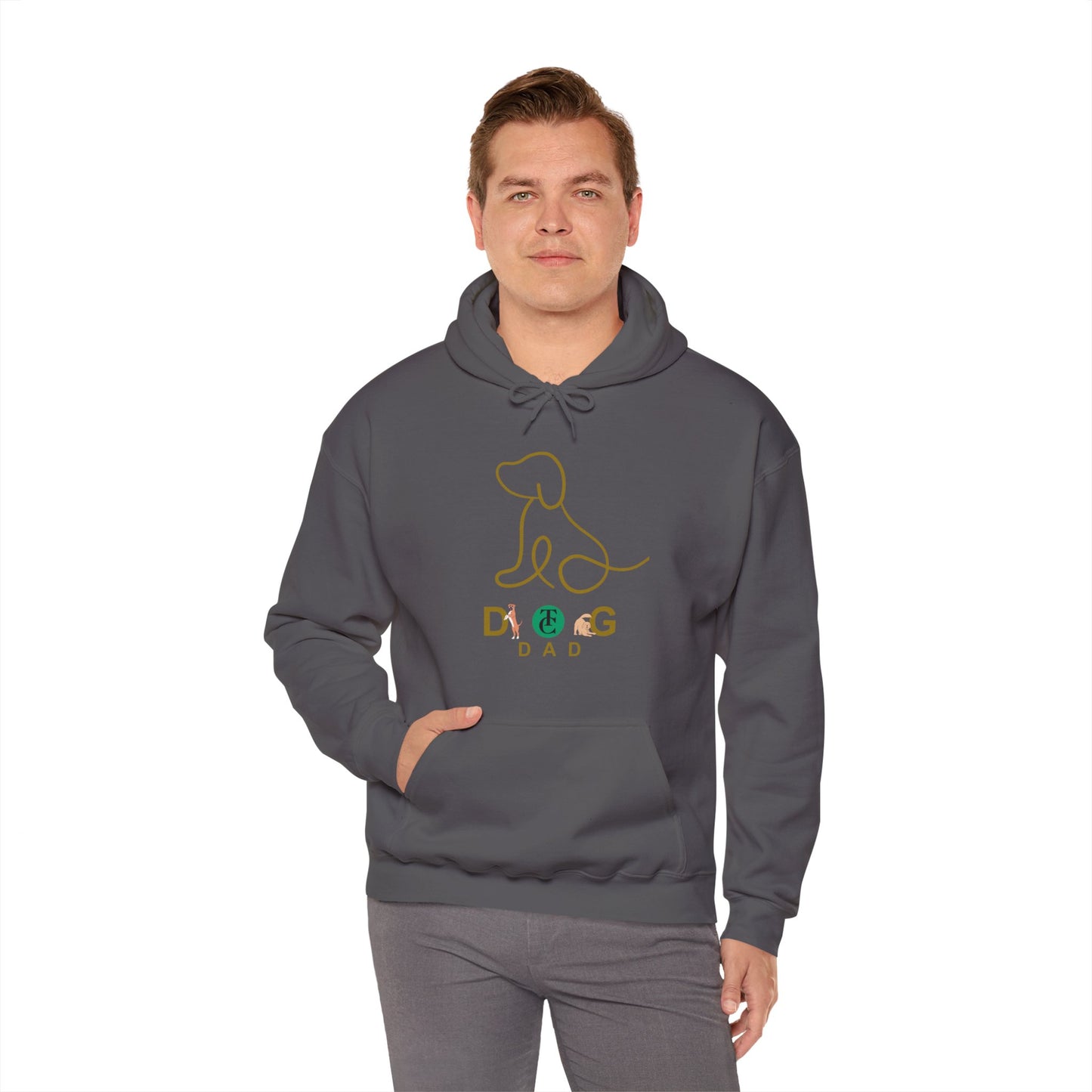 Dog Dad Hoodie - Cozy Gift for Pet Lovers, Casual Wear, Dog Enthusiast Apparel, Father's Day, Birthday Gift