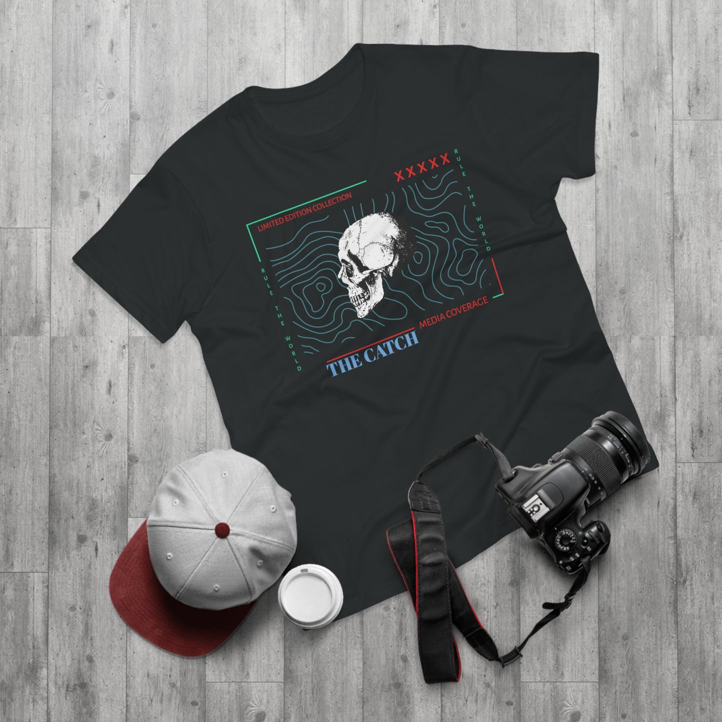 Limited Edition Skull Graphic Men's T-Shirt - The Catch Media Coverage