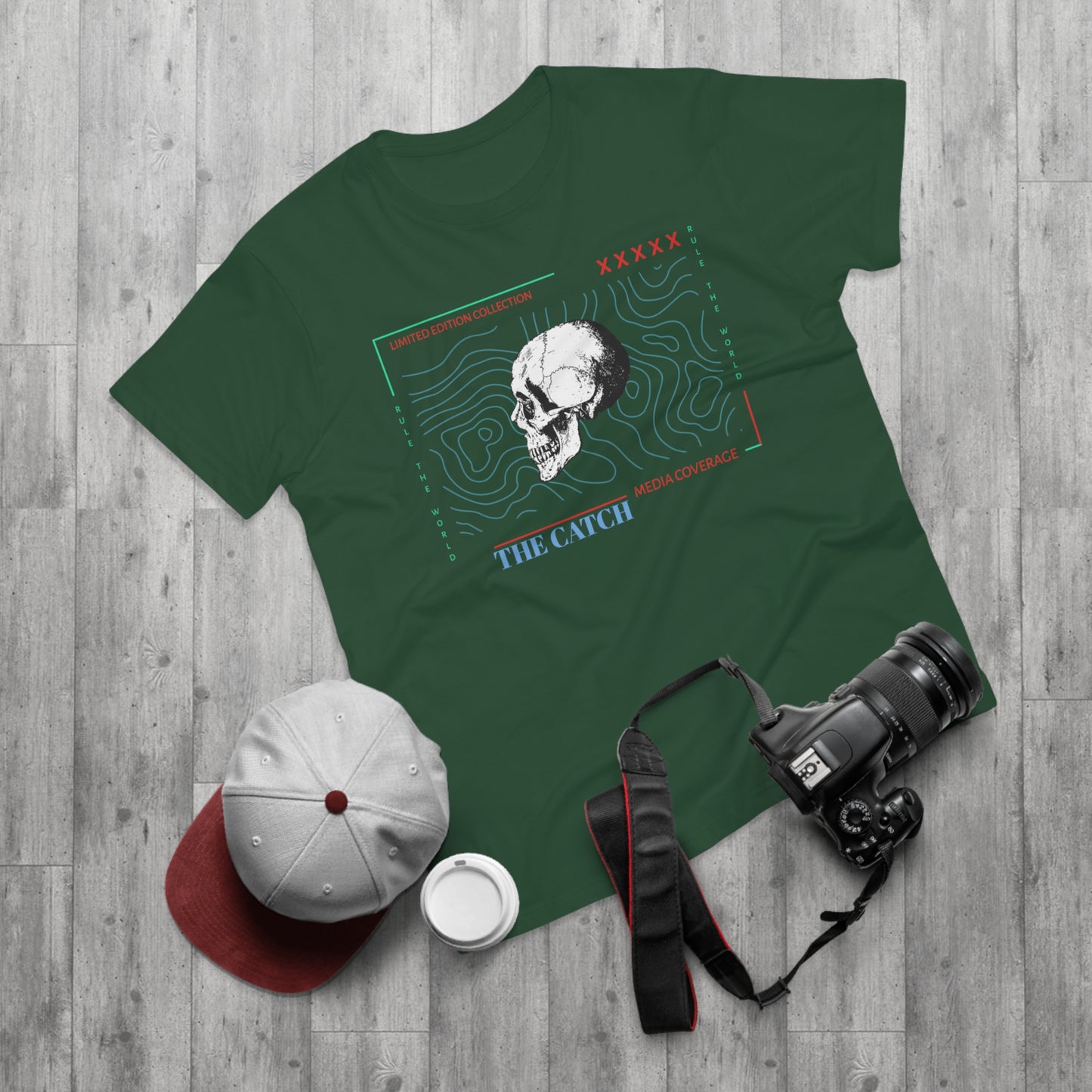 Limited Edition Skull Graphic Men's T-Shirt - The Catch Media Coverage