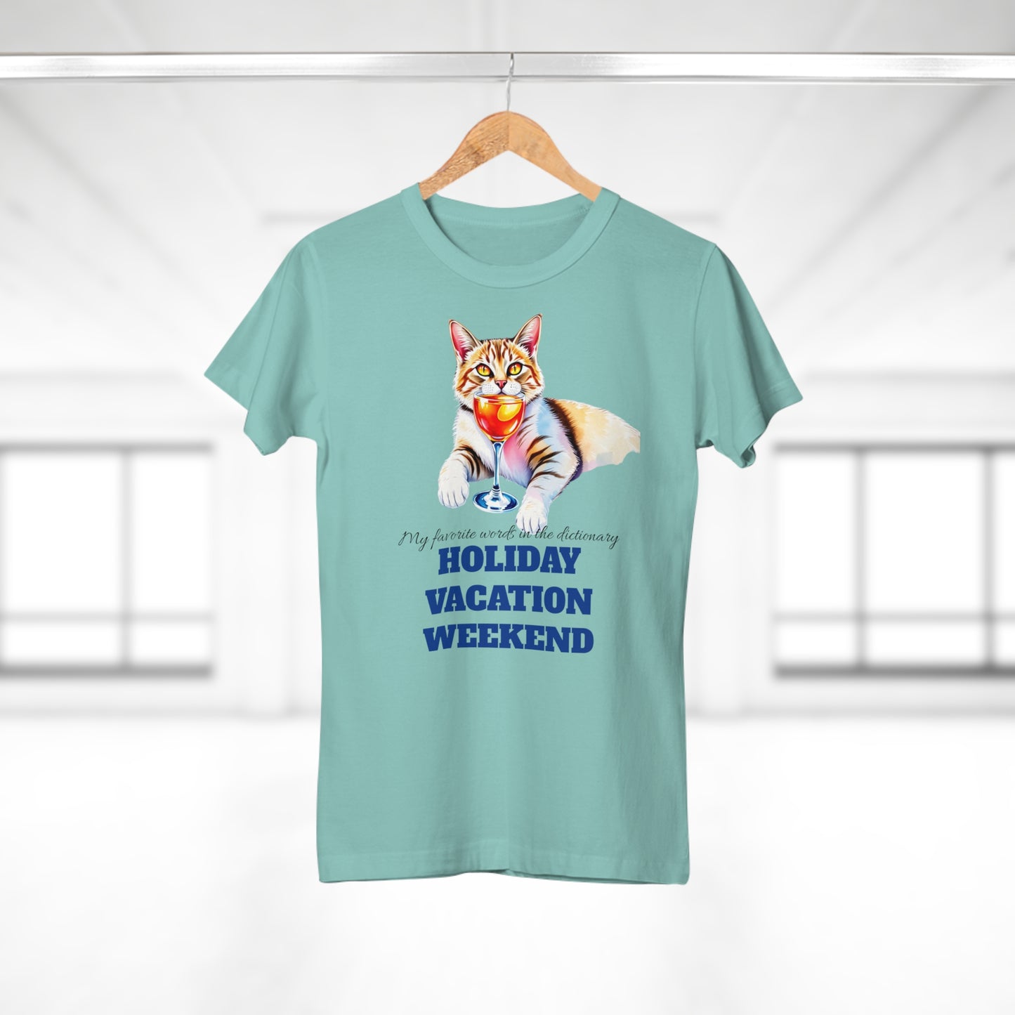 Cat Lover's Holiday Vacation T-Shirt