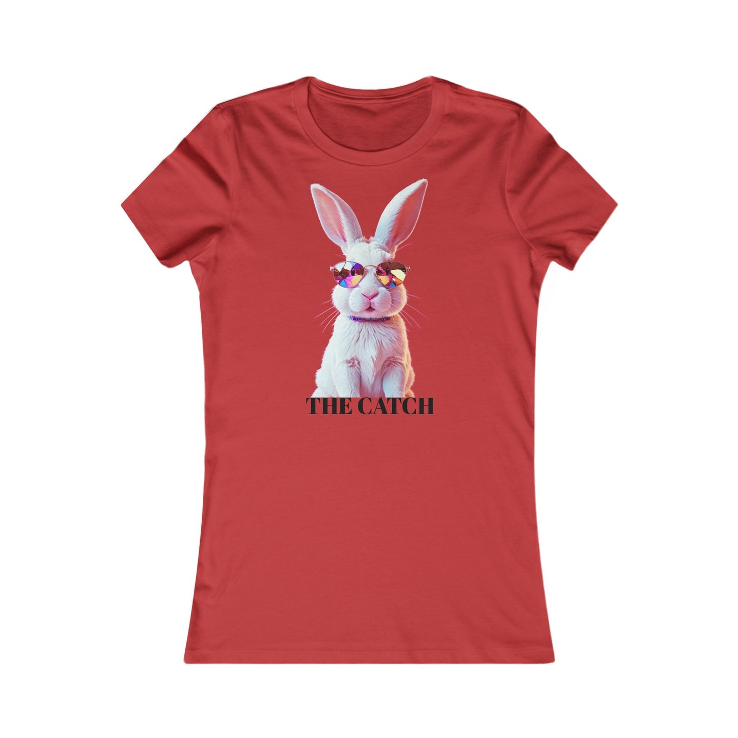 Whimsical Rabbit Graphic Tee - 'The Catch' - THE CATCH