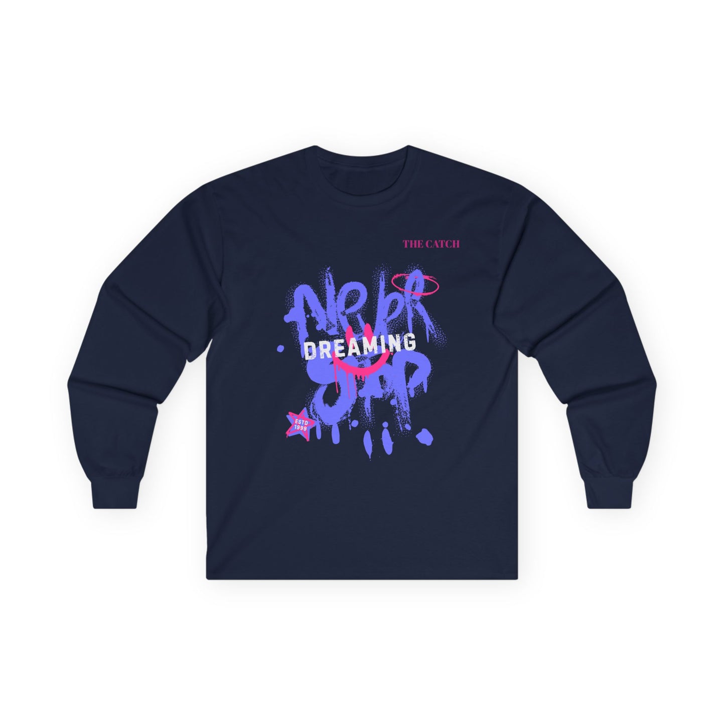 Dreaming Graphic Long Sleeve Tee - Casual Streetwear Top