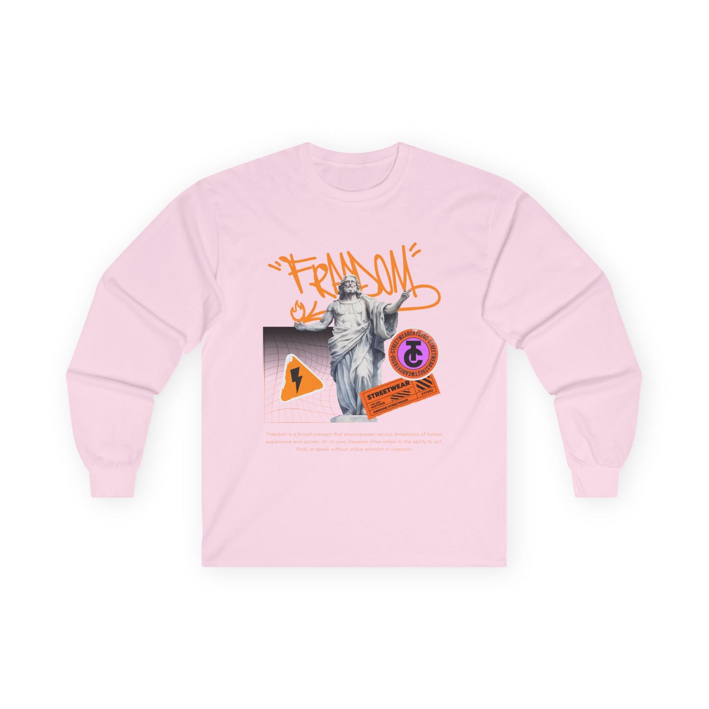 Freedom Statement Long Sleeve Tee - Ultra Cotton - THE CATCH