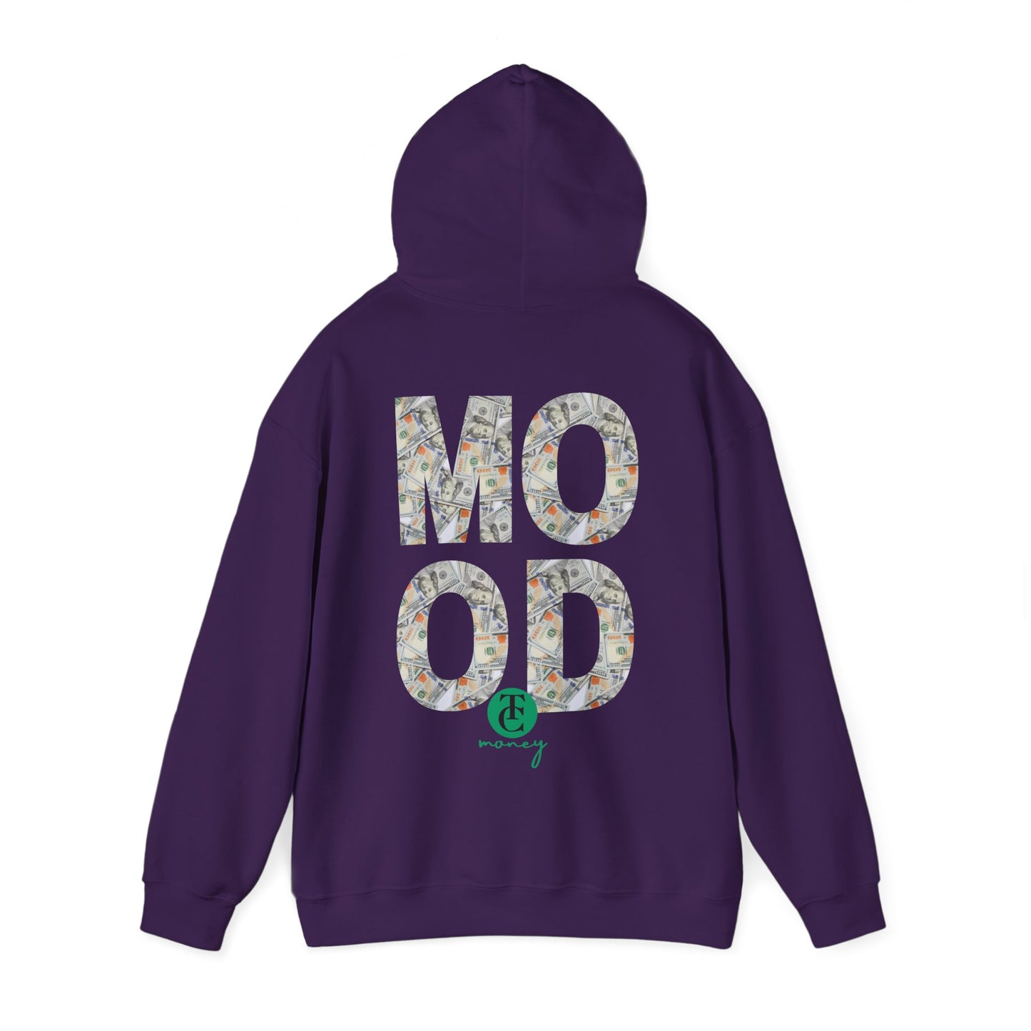 Trendy Hooded Sweatshirt - 'MOOD' Graphic, Comfortable Streetwear, Gift for Friends, Cozy Lounge Wear, Casual Outfit