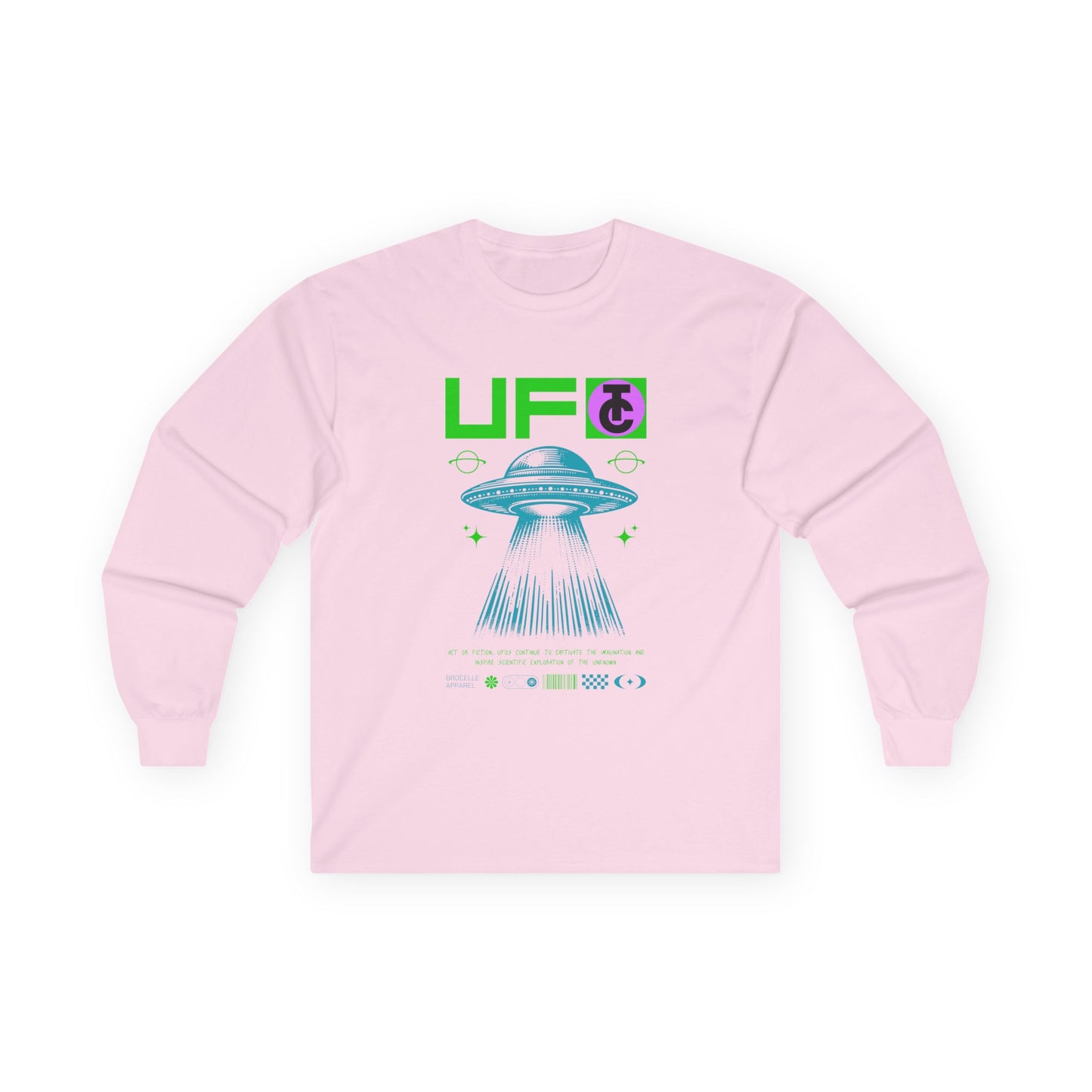 UFO Graphic Long Sleeve Tee for Alien Enthusiasts - THE CATCH