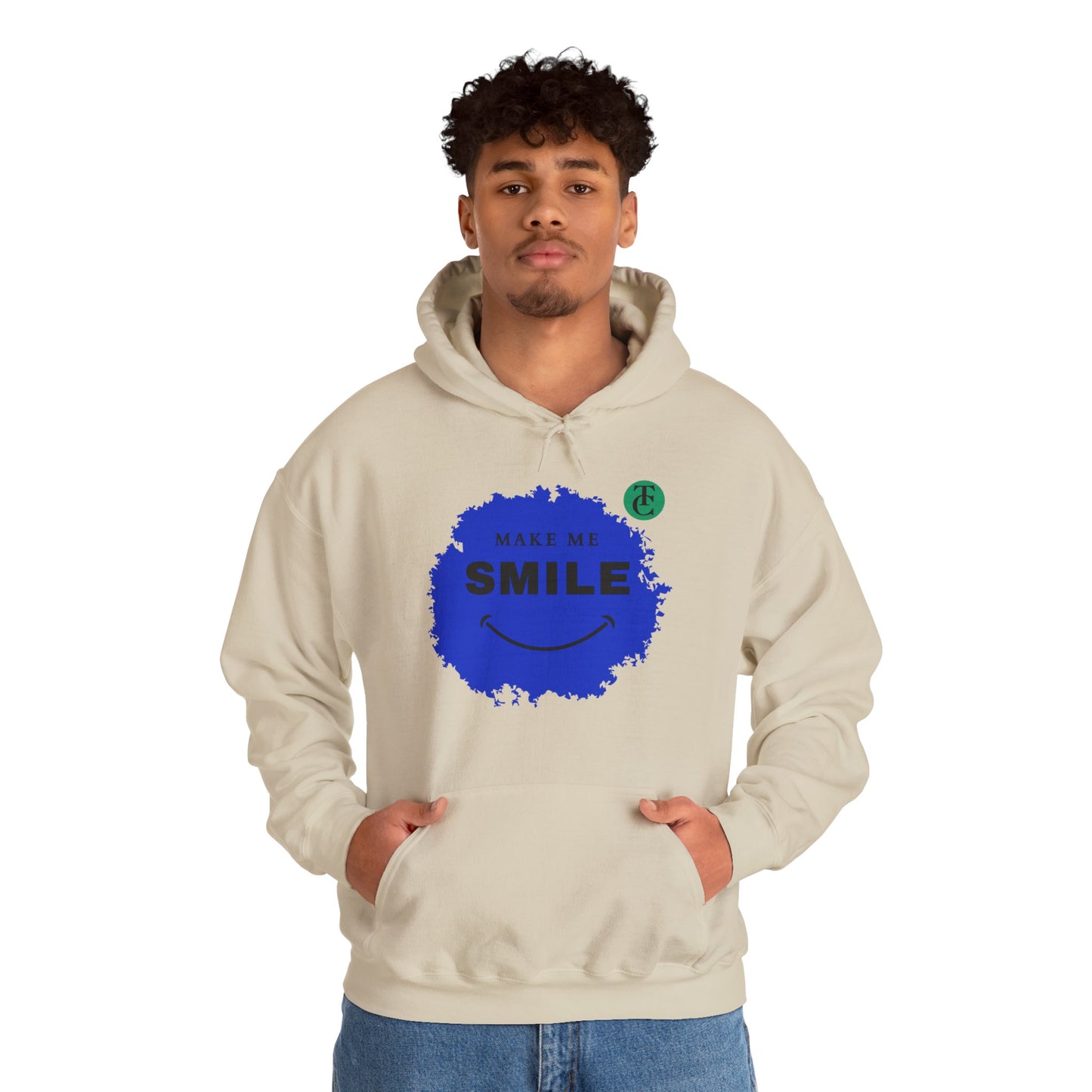 Make Me Smile Hoodie: Cozy Sweatshirt, Gift for Friends, Casual Wear, Positive Vibes, Everyday Comfort, Loungewear - THE CATCH