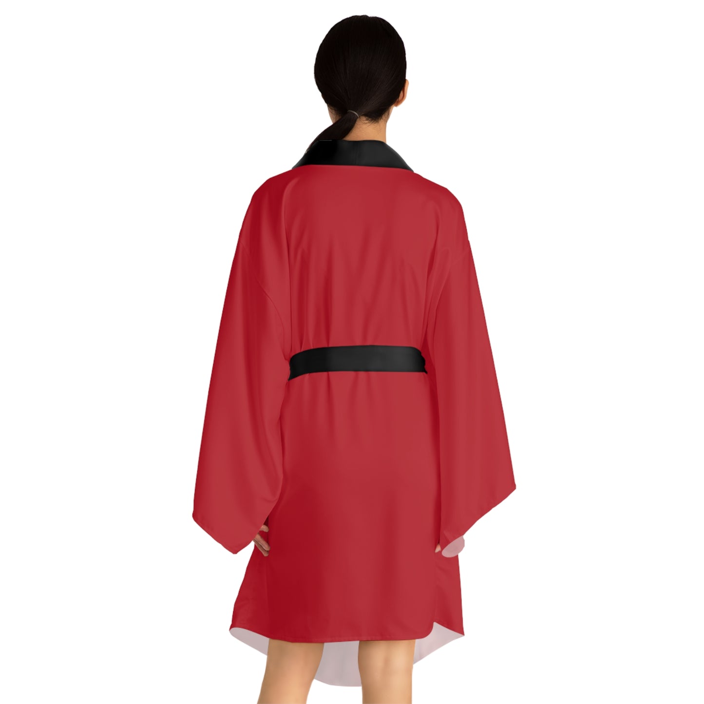 Vibrant Long Sleeve Kimono Robe, Cozy Loungewear, Elegant Cover-Up, Gift for Her, Relaxing Home Attire, Festival Wear, Spa Day Essential - THE CATCH