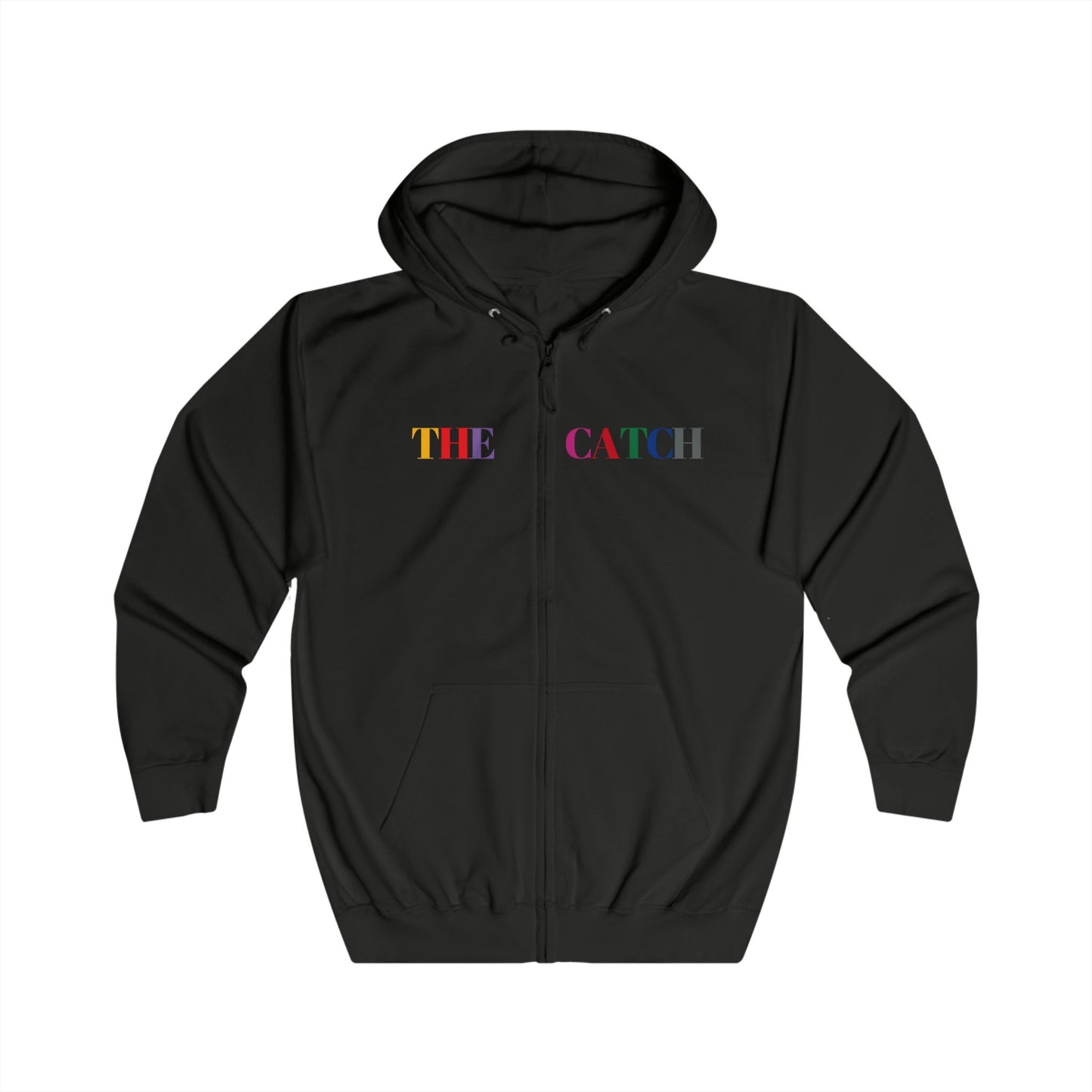 Urban Wild Full Zip Hoodie - Colorful Llama Graphic, Trendy Street Style - THE CATCH
