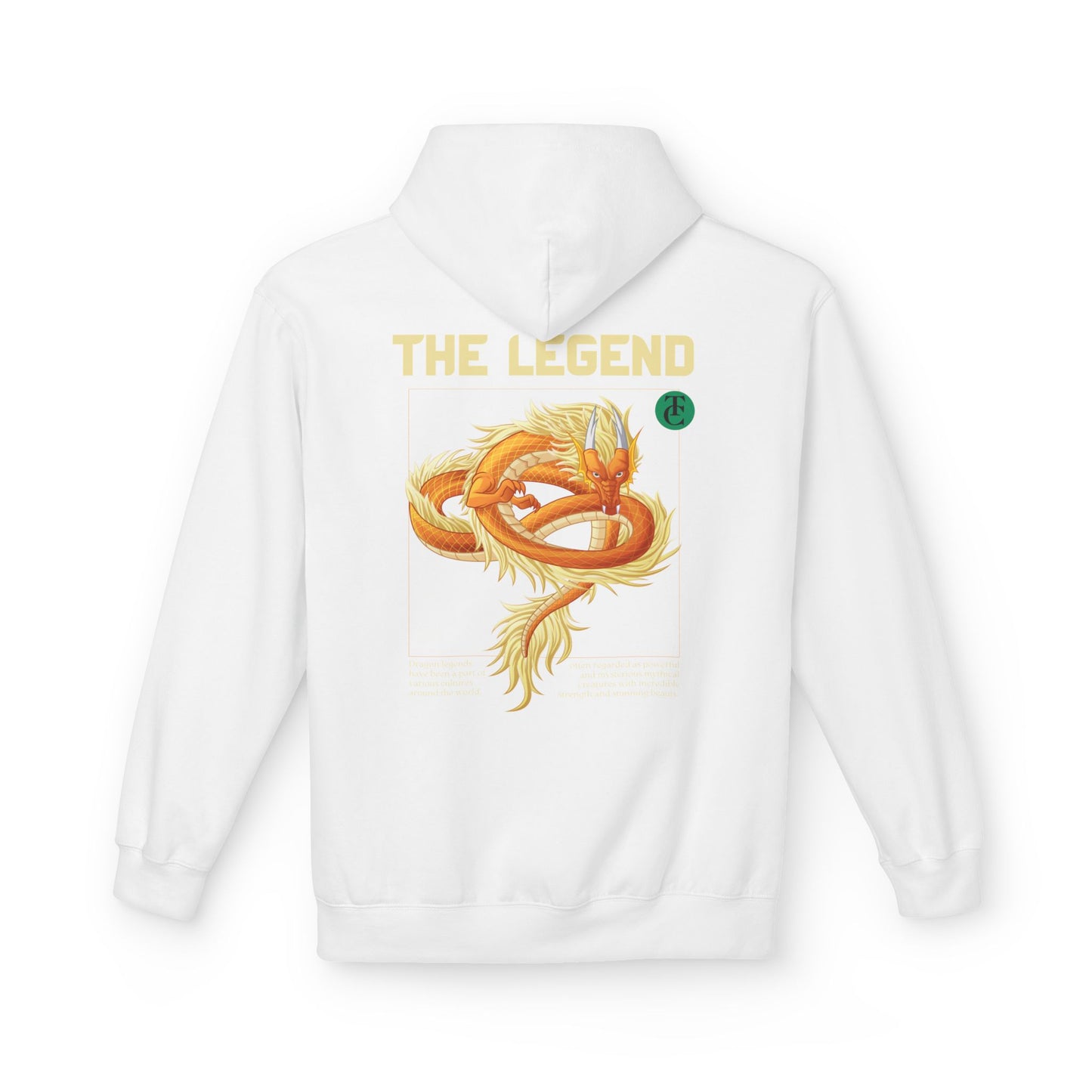 The Legend Dragon Hoodie - Midweight Softstyle Fleece - THE CATCH