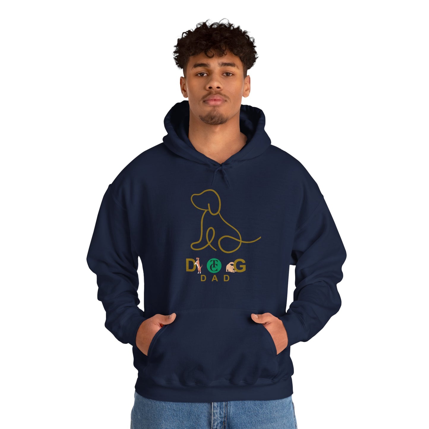 Dog Dad Hoodie - Cozy Gift for Pet Lovers, Casual Wear, Dog Enthusiast Apparel, Father's Day, Birthday Gift
