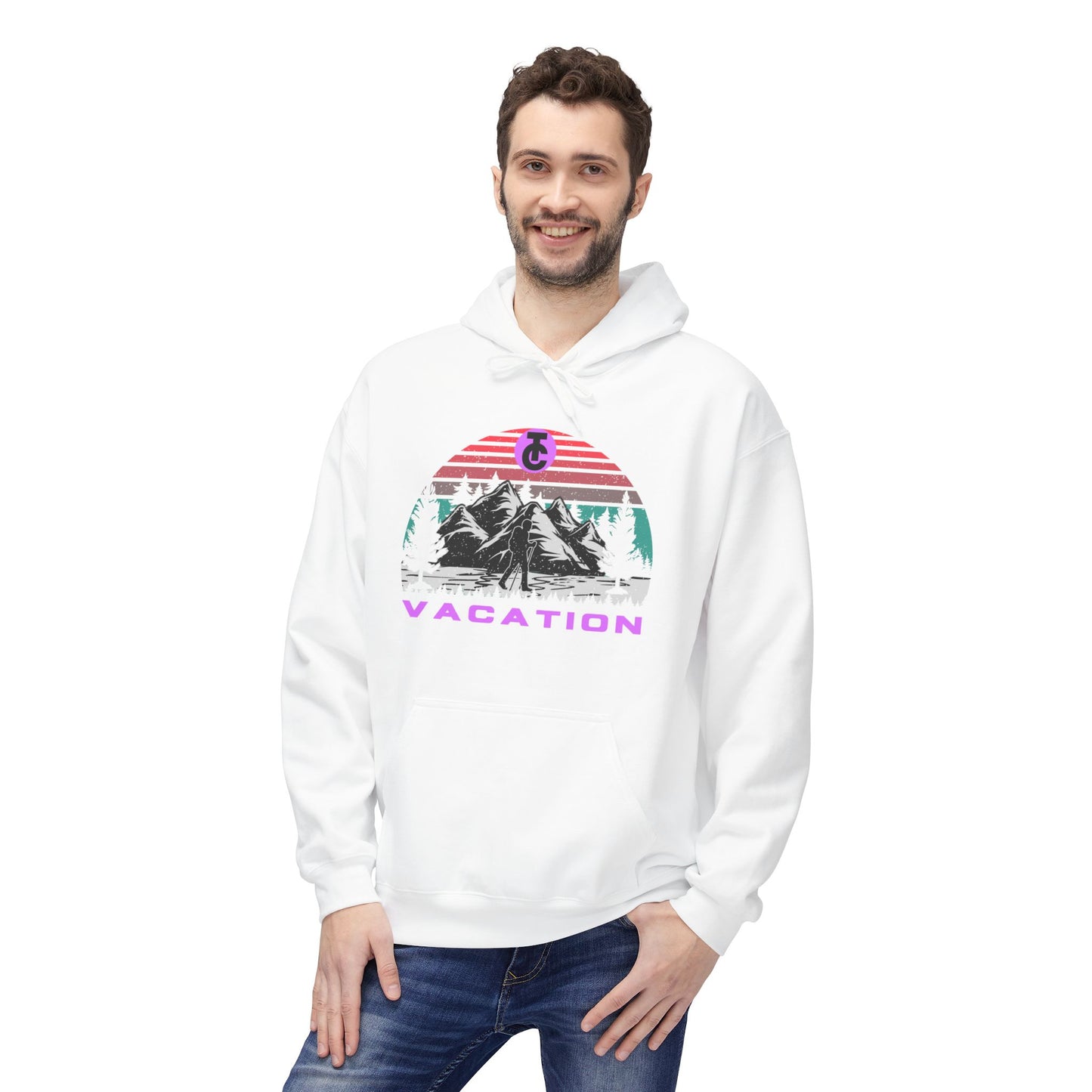 Vacation Vibes Fleece Hoodie - Softstyle - THE CATCH
