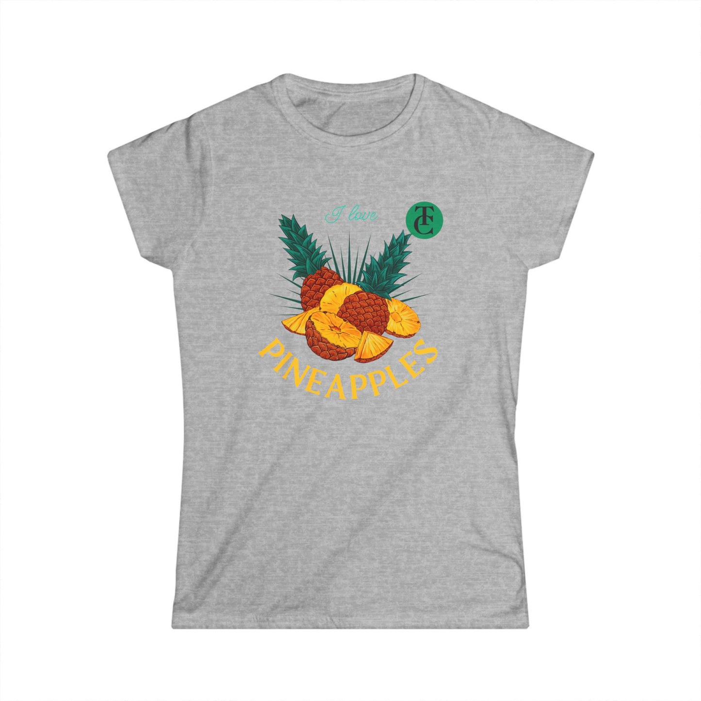 Pineapple Vibes Women's Tee, Tropical Shirt, Summer Outfit, Casual Wear, Gift for Fruit Lovers - THE CATCH