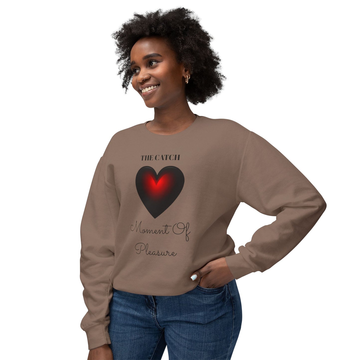 Woman's Lightweight Crewneck Sweatshirt - THE CATCH