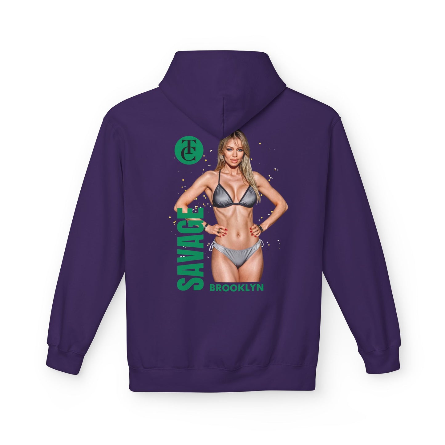Savage Brooklyn Midweight Fleece Hoodie - Casual Streetwear Fashion