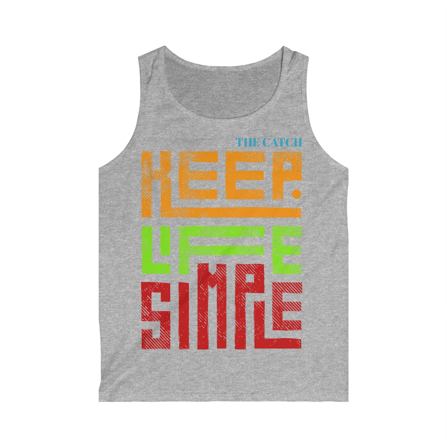 Men's Keep Life Simple Tank Top - Vibrant Casual Wear for Relaxed Days