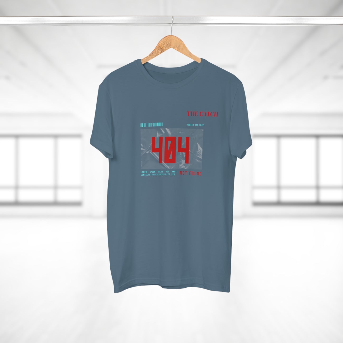 404 Not Found Graphic T-Shirt for Men - Casual Retro Tee