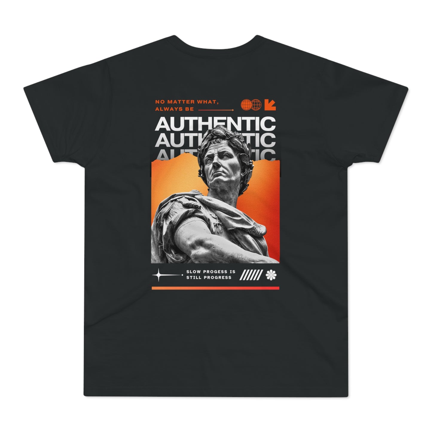 Men's Orange T-Shirt with 'The Catch' and Authentic Design - Perfect for Casual Wear & Gifts