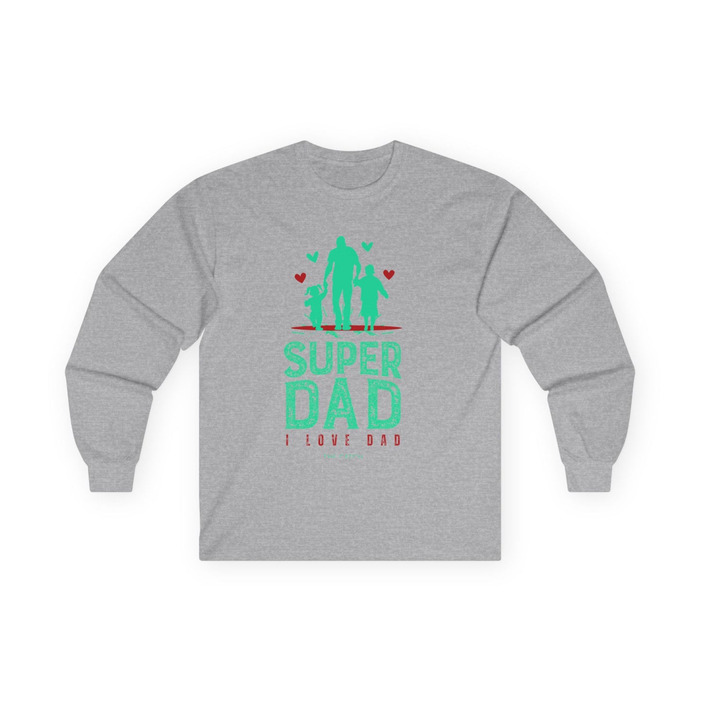 Super Dad Long Sleeve Tee - Perfect Gift for Father's Day - THE CATCH