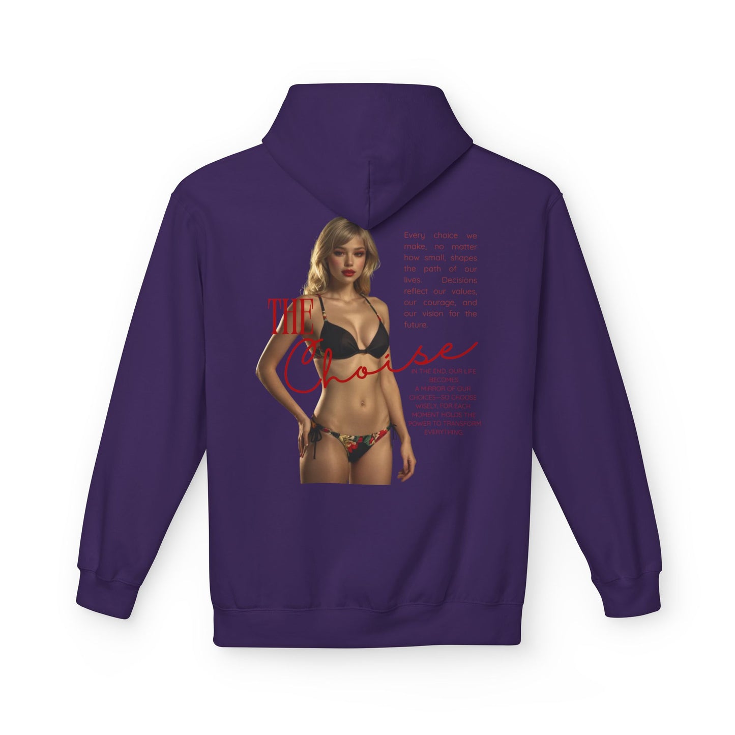 Stylish Fleece Hoodie with Unique Design, Cozy Streetwear, Gift for Him or Her, Casual Fashion, Perfect for Everyday Wear