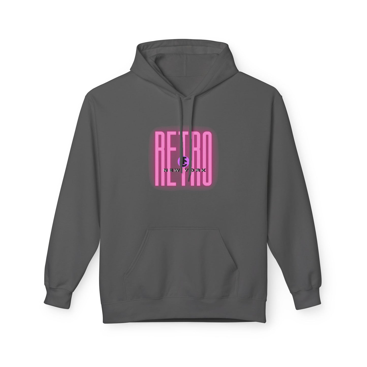 Retro New York Fleece Hoodie, 80s Style Sweatshirt, Vintage Hoodie, Casual Streetwear, Trending Fashion - THE CATCH