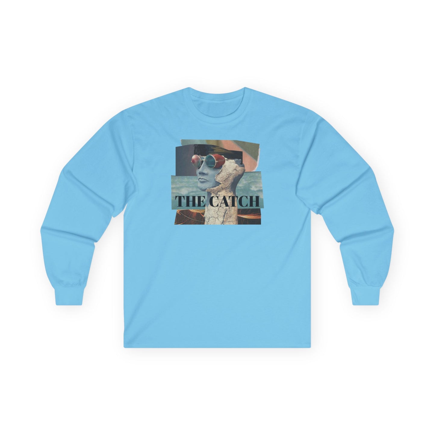 The Catch Long Sleeve Tee – Ultra Cotton Tee with Unique Graphic Design - THE CATCH