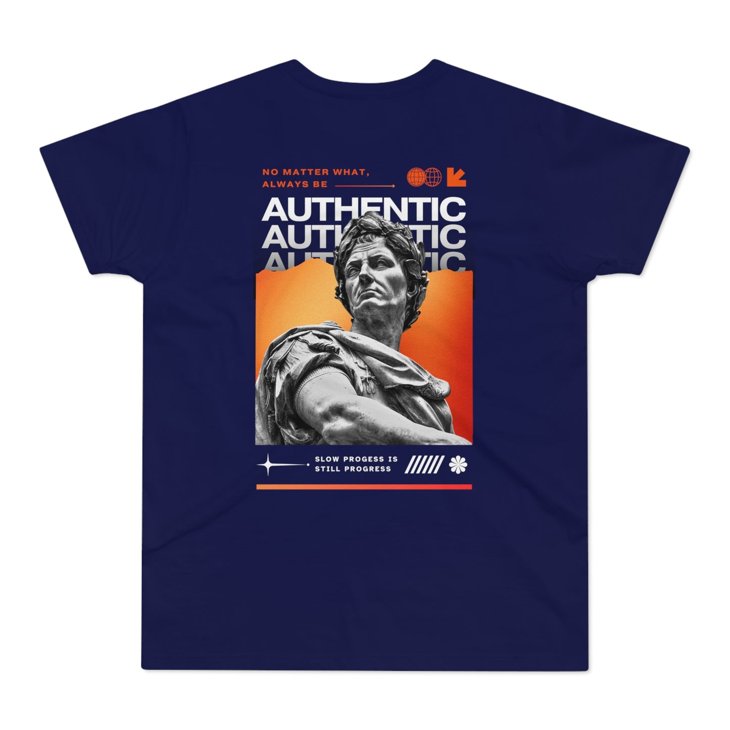 Men's Orange T-Shirt with 'The Catch' and Authentic Design - Perfect for Casual Wear & Gifts