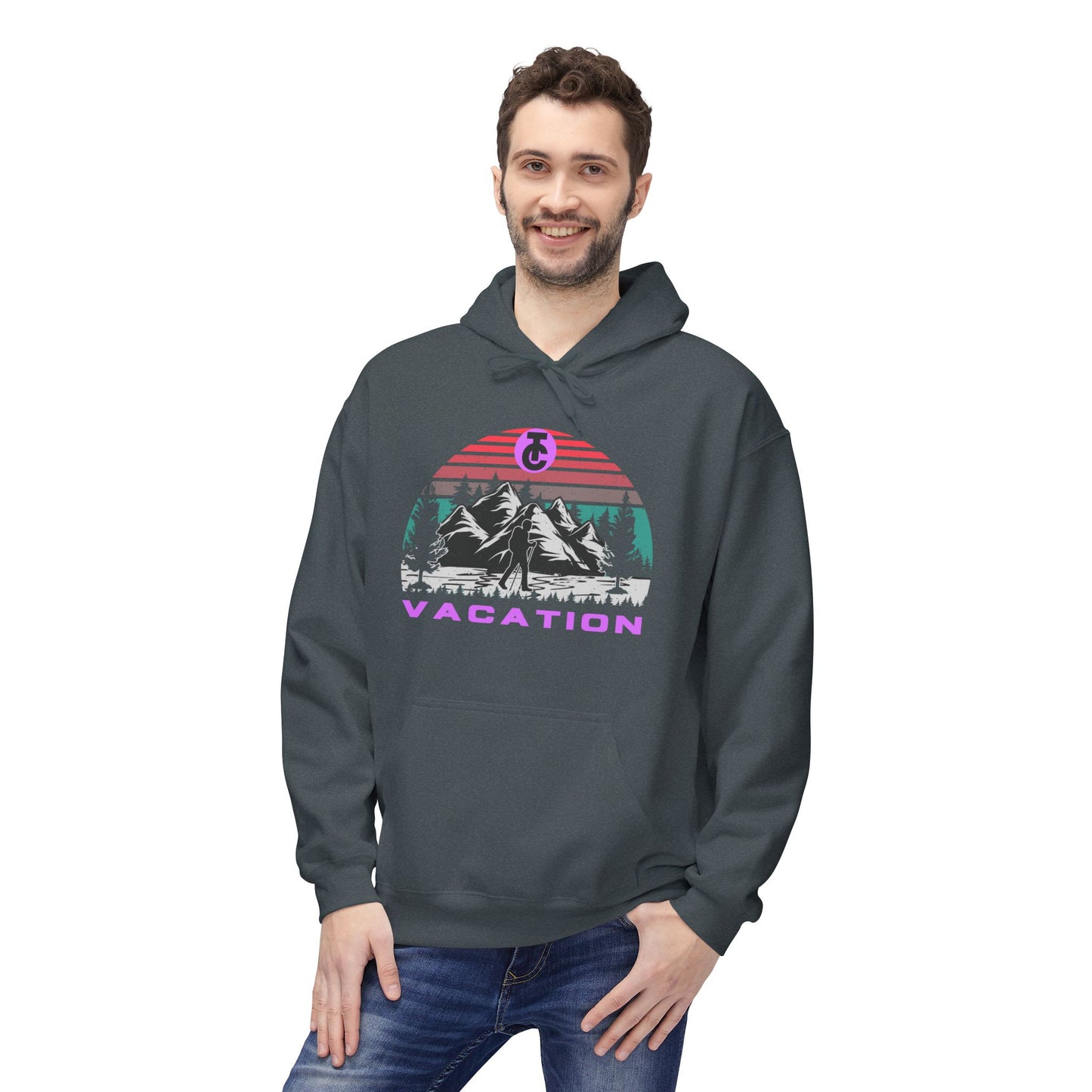 Vacation Vibes Fleece Hoodie - Softstyle - THE CATCH