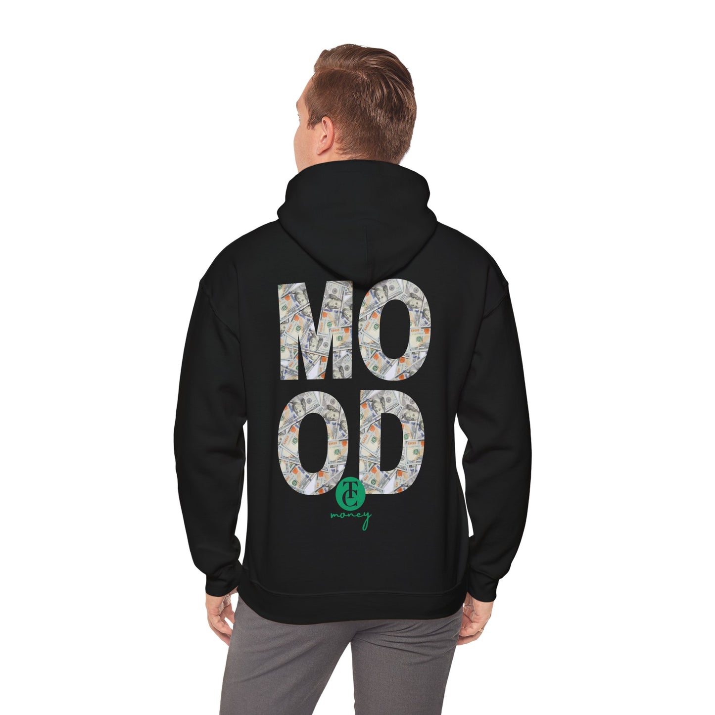 Trendy Hooded Sweatshirt - 'MOOD' Graphic, Comfortable Streetwear, Gift for Friends, Cozy Lounge Wear, Casual Outfit - THE CATCH