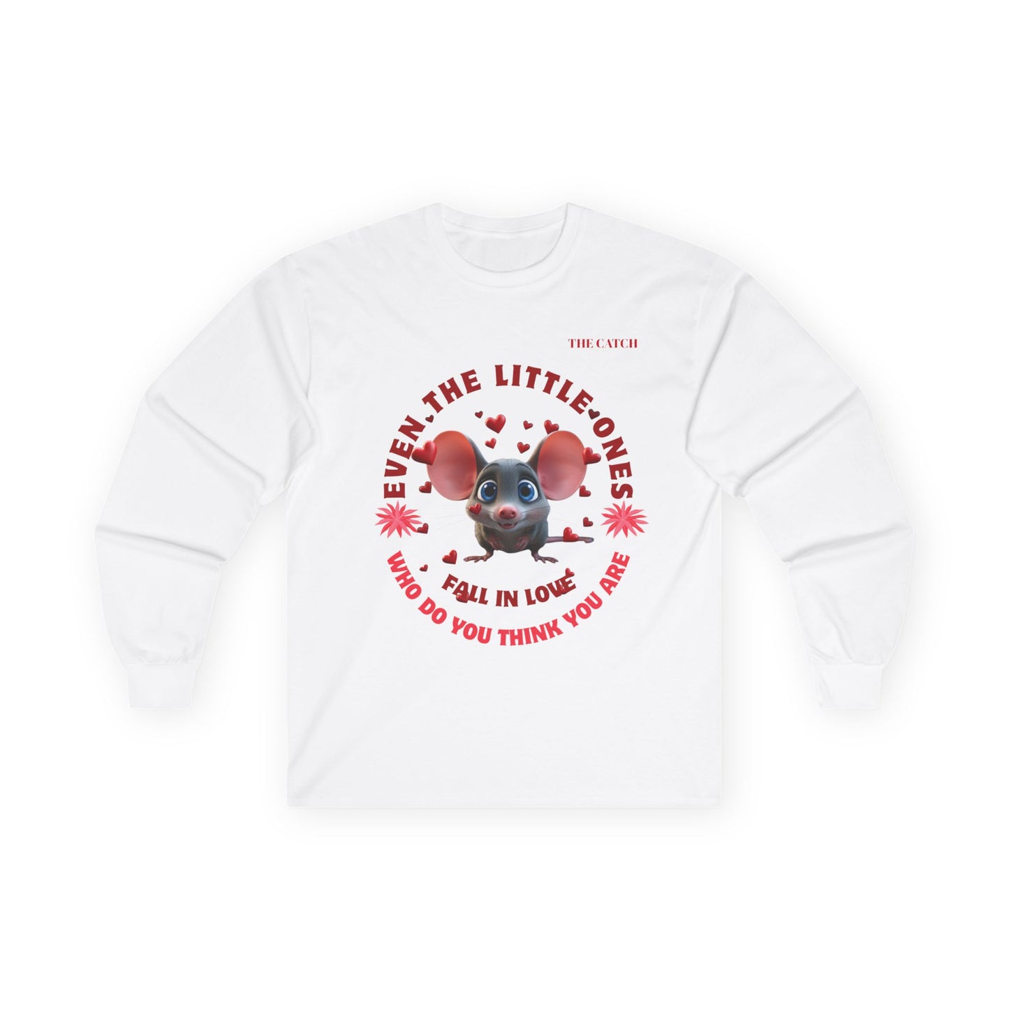 Cute Mouse Love Long Sleeve Tee - Perfect Gift for Animal Lovers