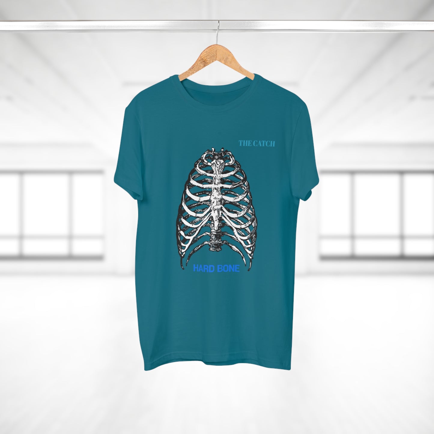 Men's Graphic T-Shirt - "Hard Bone" Rib Cage Design