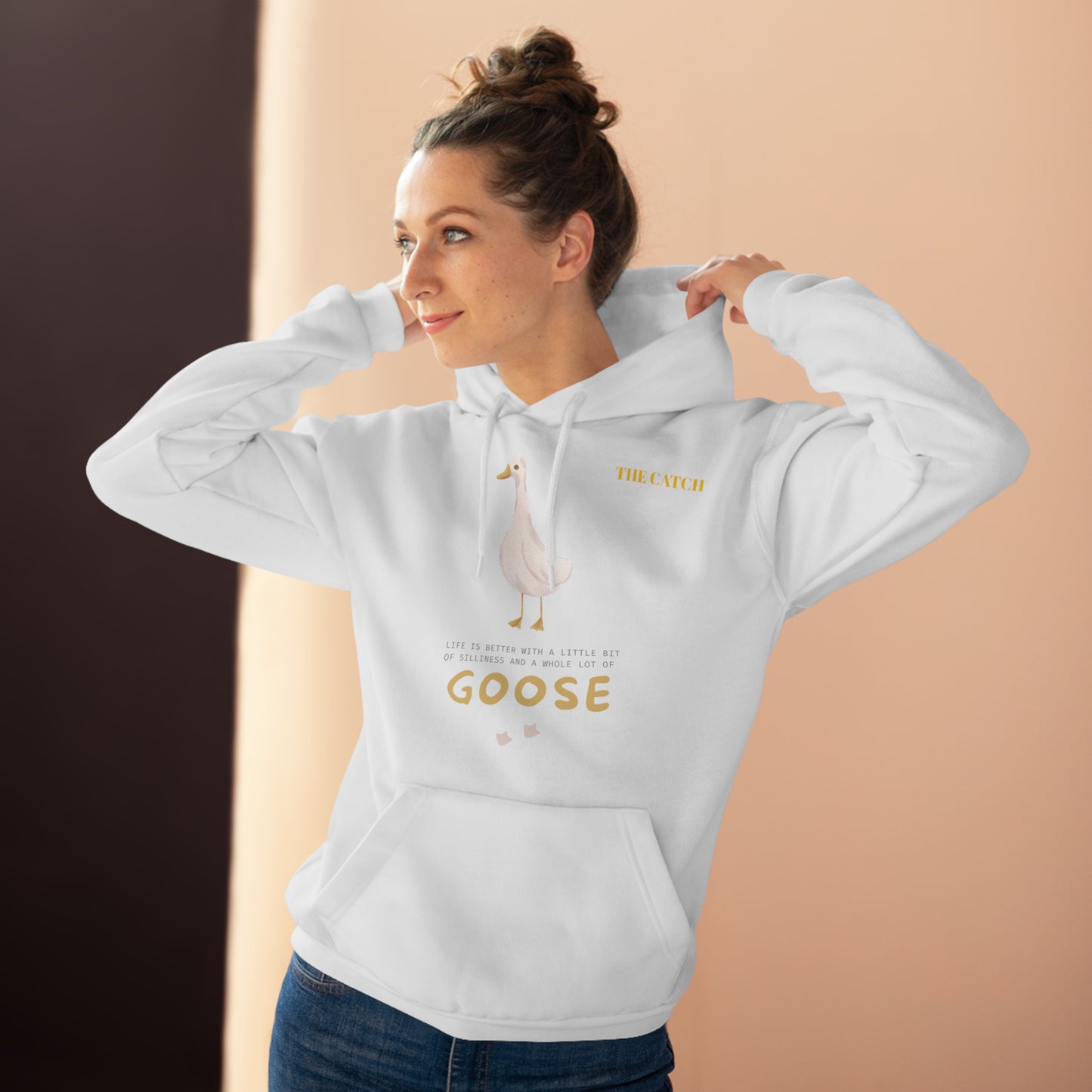 Funny Goose Quote Pullover Hoodie - Life is Better with a Little Bit of Goose