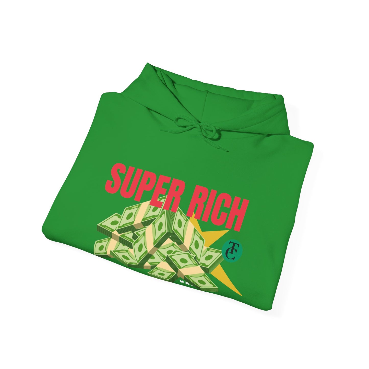 Super Rich Hoodie: Casual, Trendy Sweatshirt for Wealth Enthusiasts, Perfect Gift for Birthdays, Graduations, Holidays