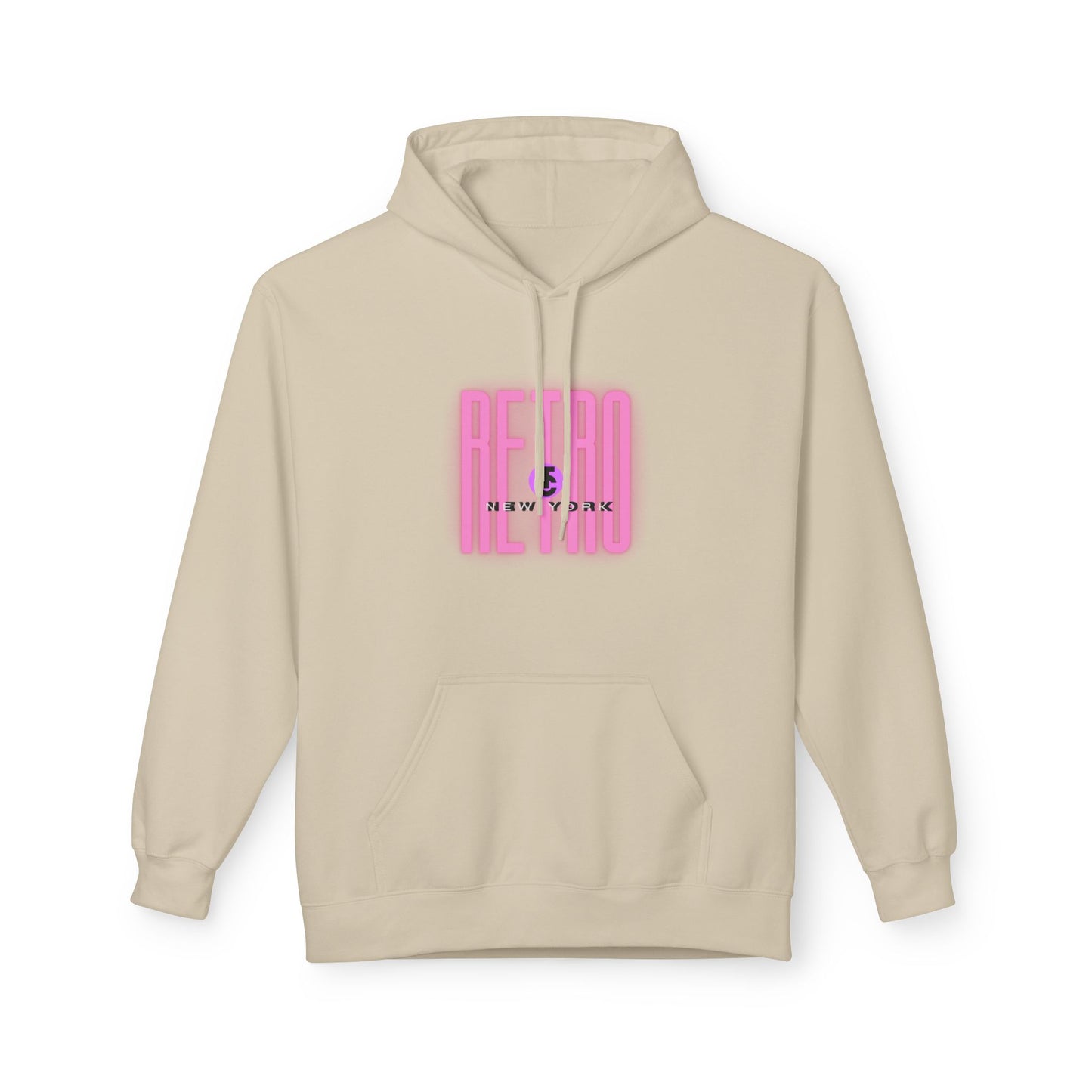 Retro New York Fleece Hoodie, 80s Style Sweatshirt, Vintage Hoodie, Casual Streetwear, Trending Fashion - THE CATCH
