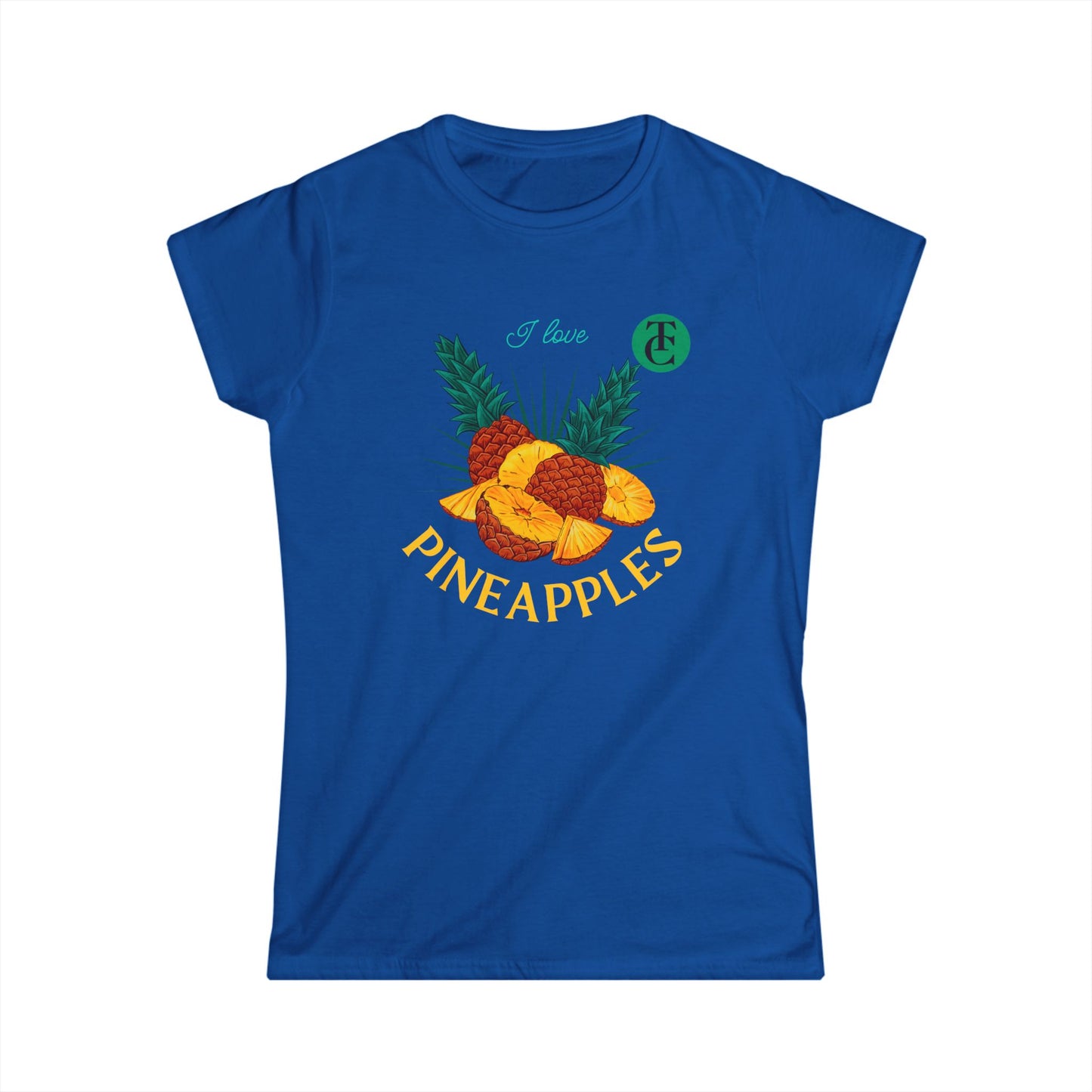 Pineapple Vibes Women's Tee, Tropical Shirt, Summer Outfit, Casual Wear, Gift for Fruit Lovers - THE CATCH