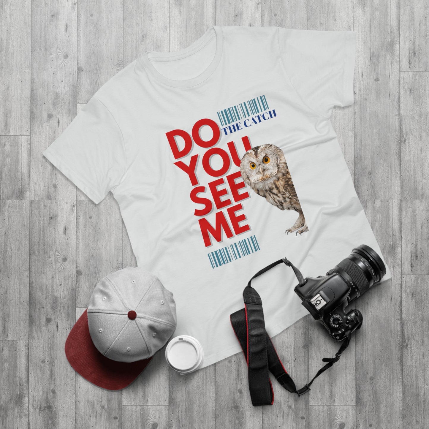 Funny Owl T-Shirt - 'Do You See Me?' Graphic Tee for Nature Lovers