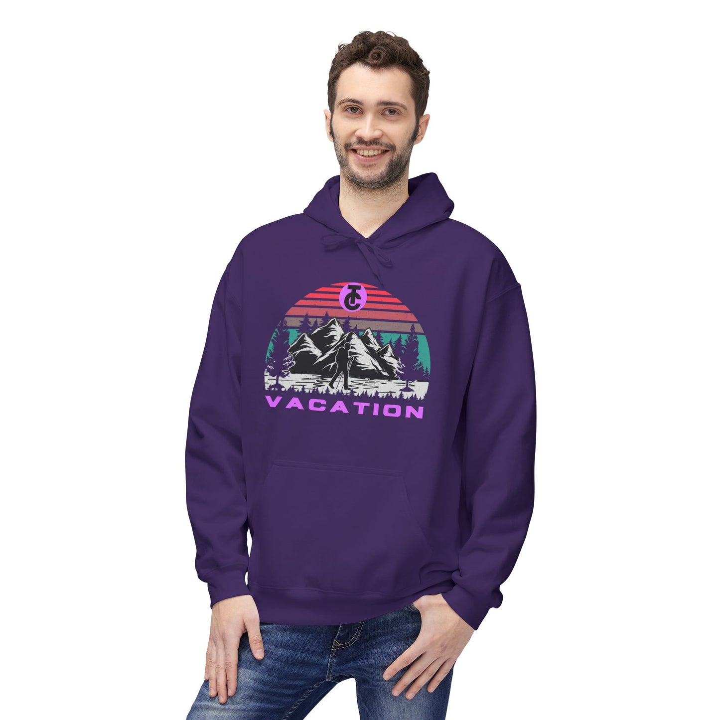 Vacation Vibes Fleece Hoodie - Softstyle