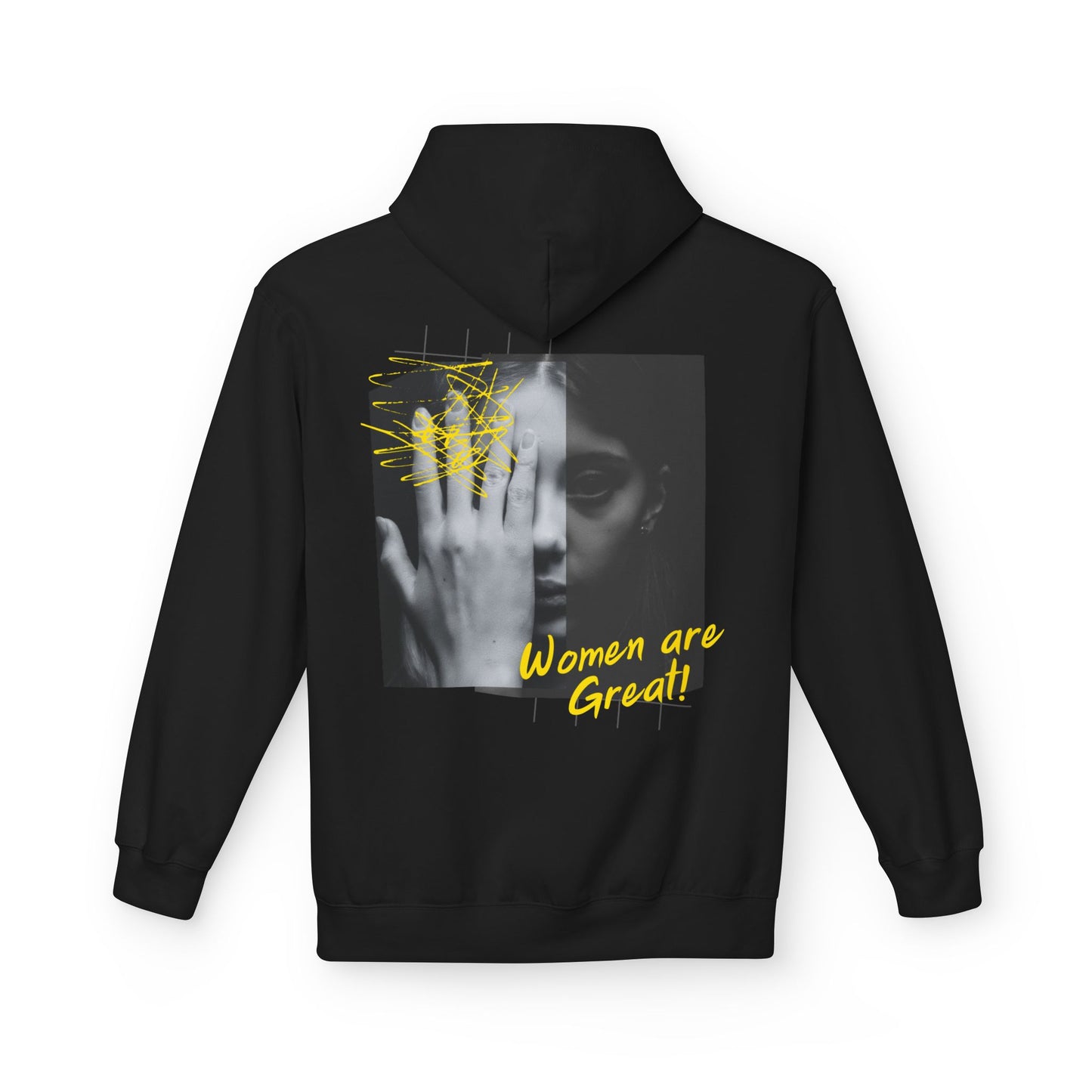 Empowering Women's Fleece Hoodie - "Strong Women Don't Wilt, They Bloom"