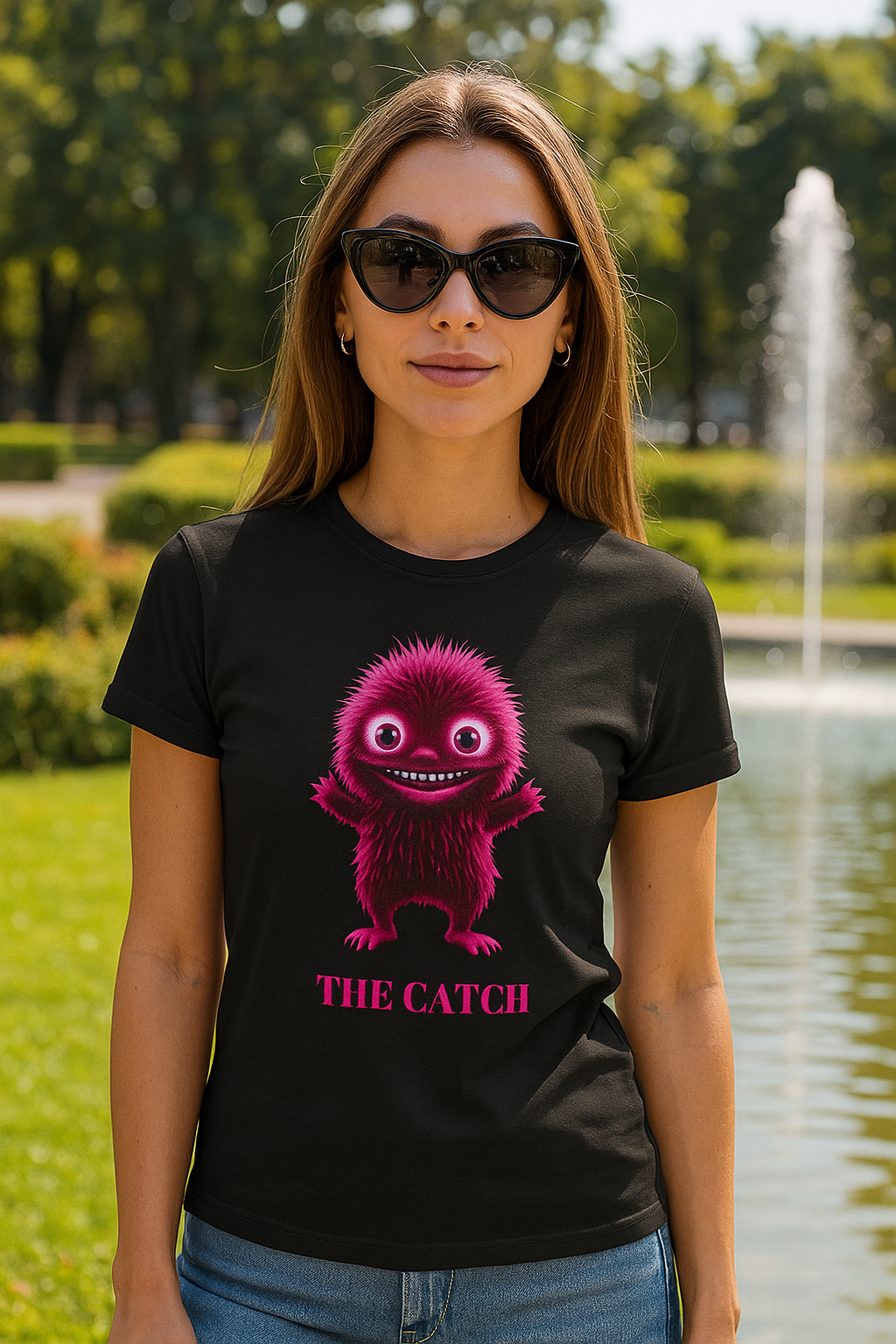 Women's Midweight Cotton Tee - THE CATCH